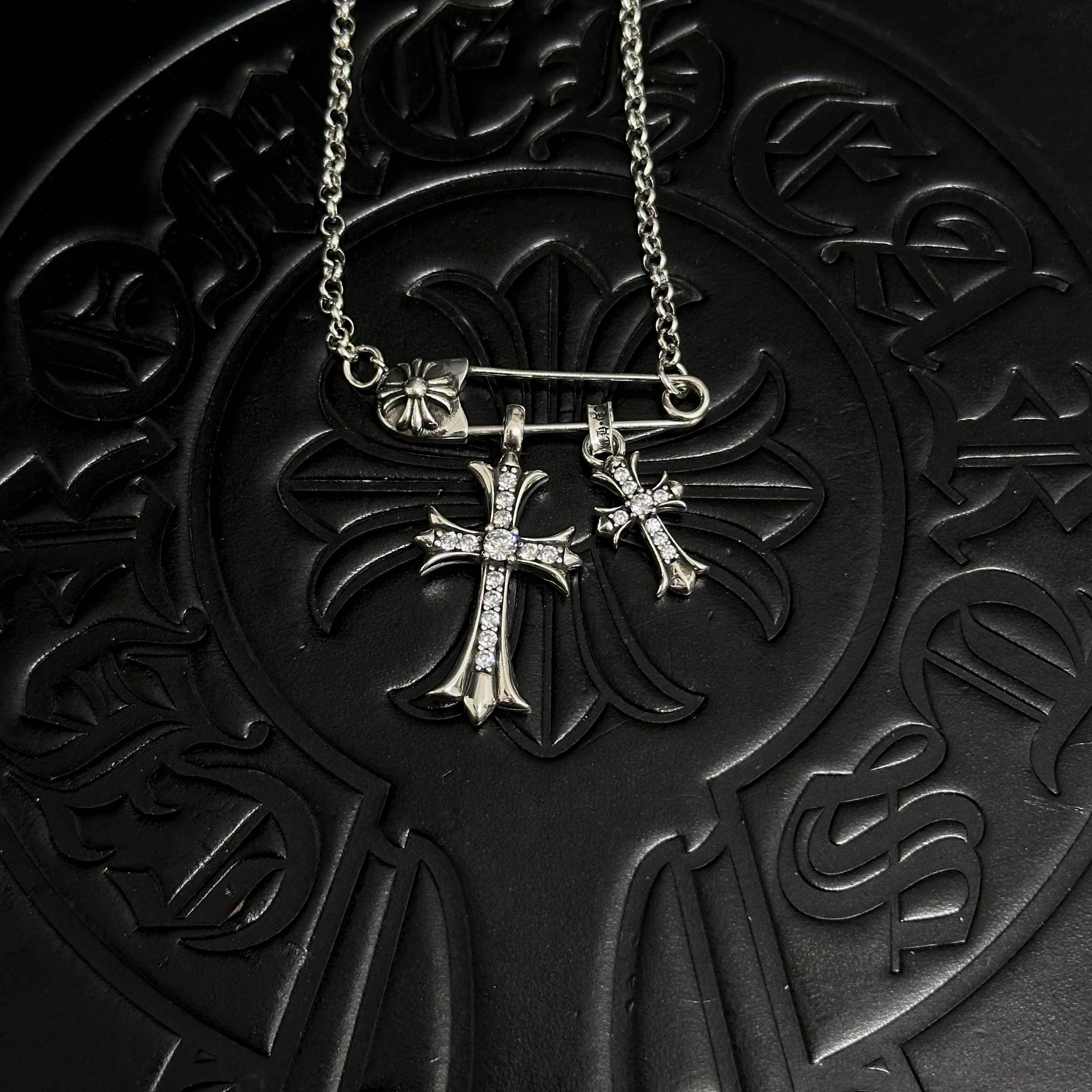 Safety Pin Necklace — Chrome Hearts jewelry