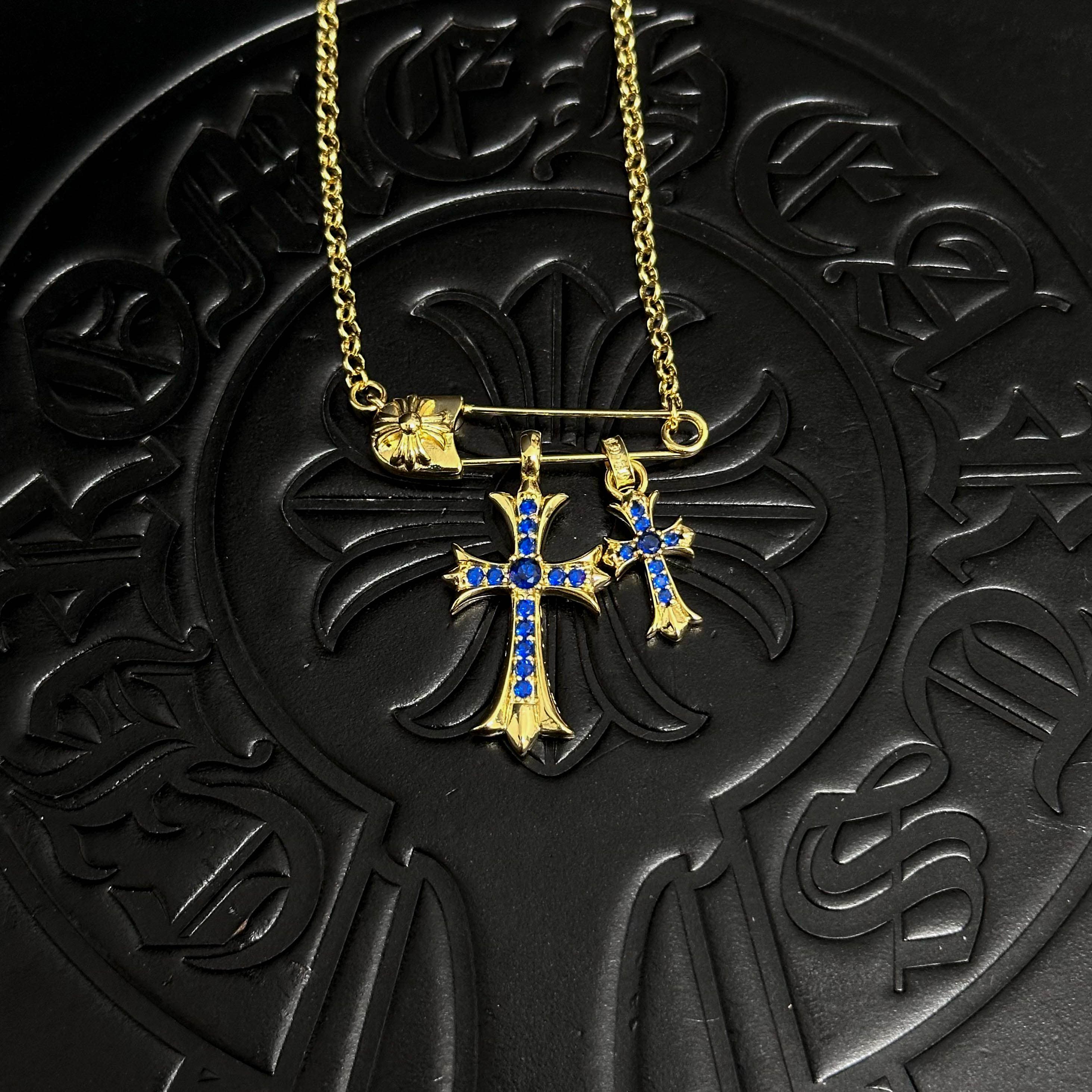Safety Pin Necklace — Chrome Hearts jewelry