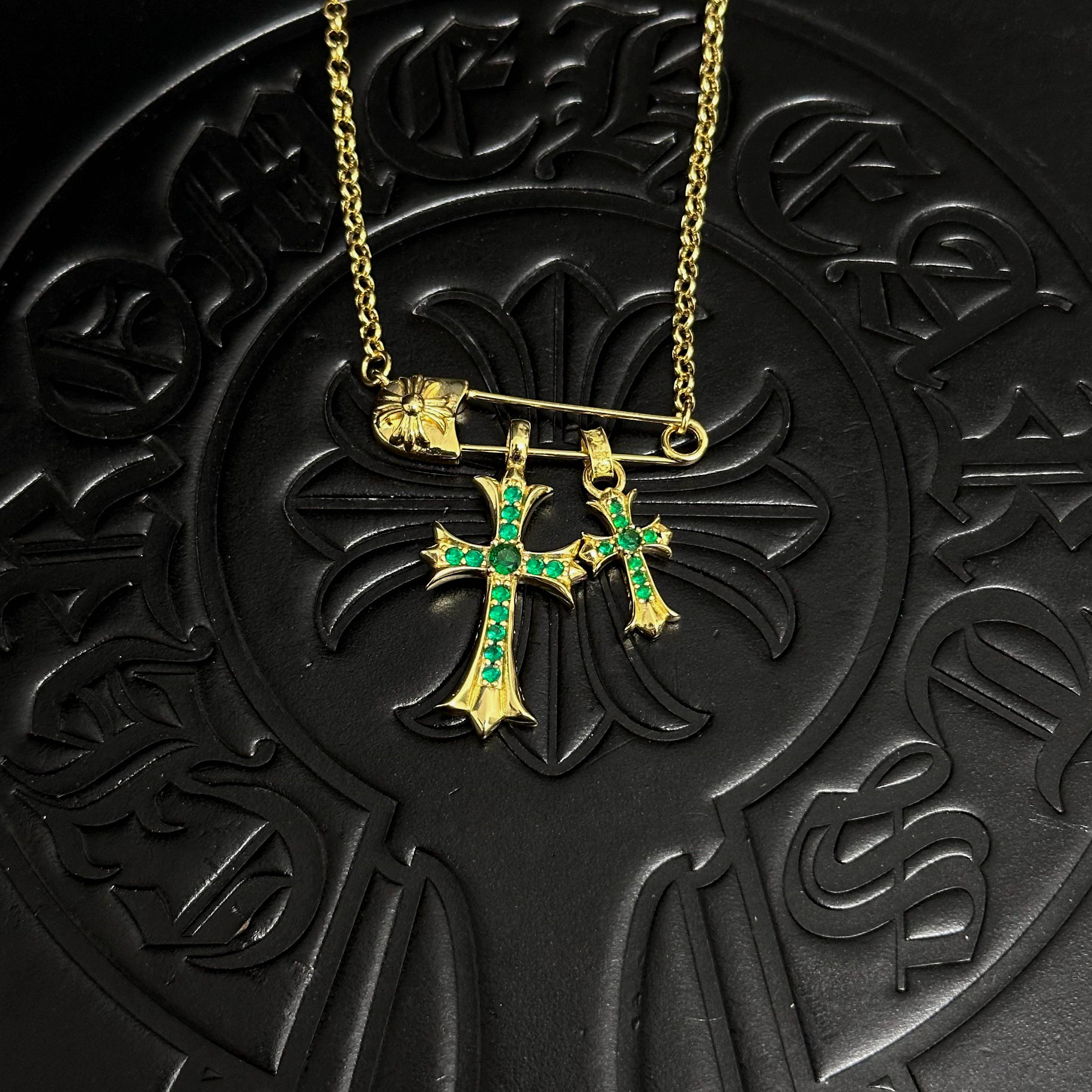 Safety Pin Necklace — Chrome Hearts jewelry