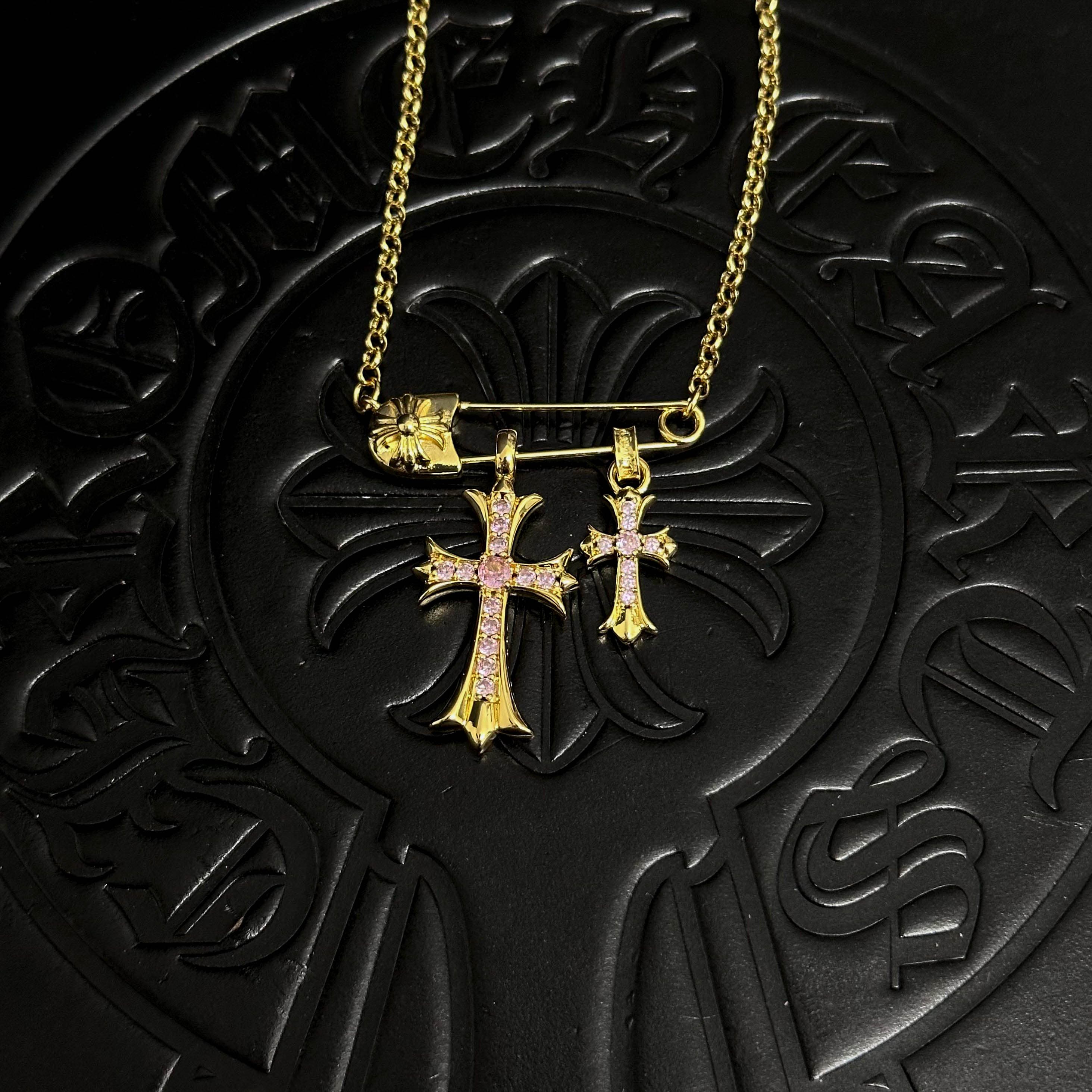 Safety Pin Necklace — Chrome Hearts jewelry