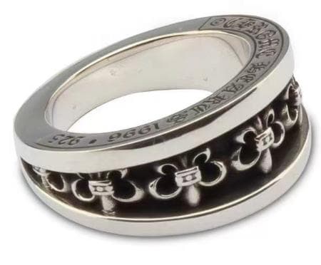 Asymmetric Floral Ring — Chrome Hearts jewelry