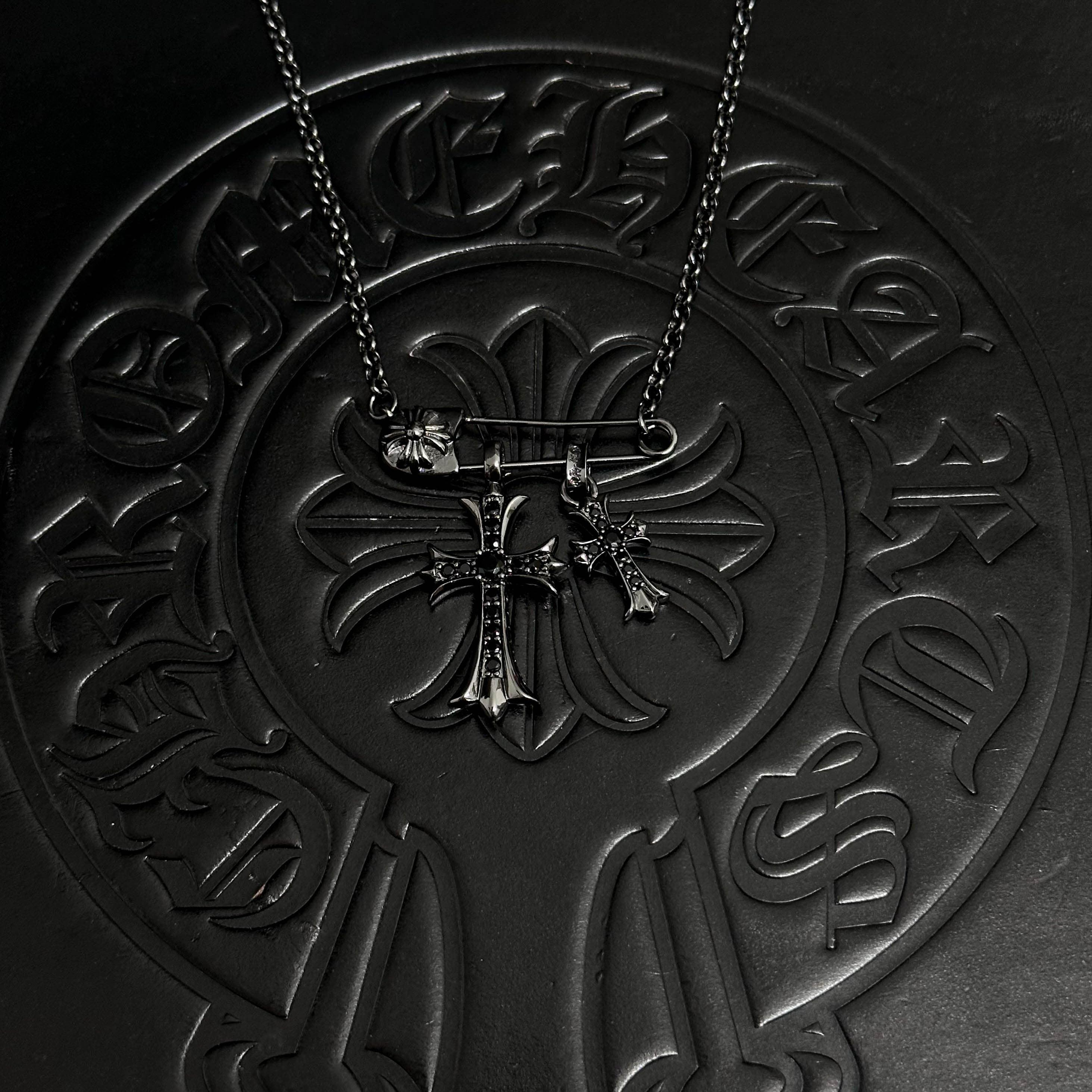 Safety Pin Necklace — Chrome Hearts jewelry
