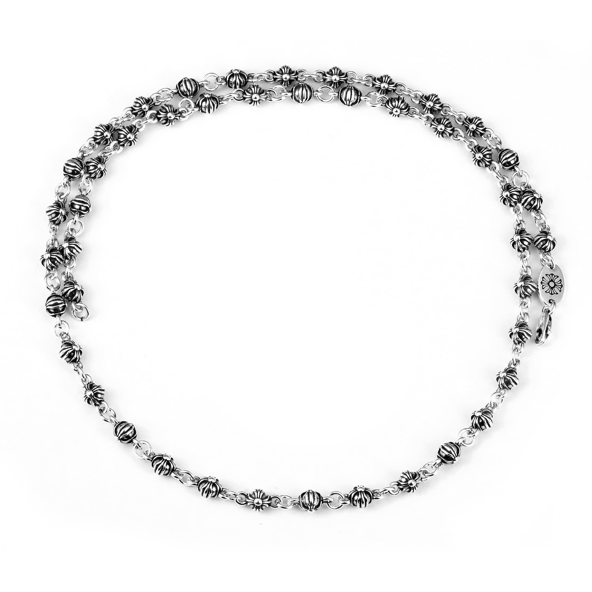Cross Ball Chain Necklace — Chrome Hearts jewelry