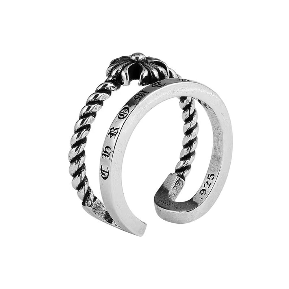 Double Band Ring — Chrome Hearts jewelry