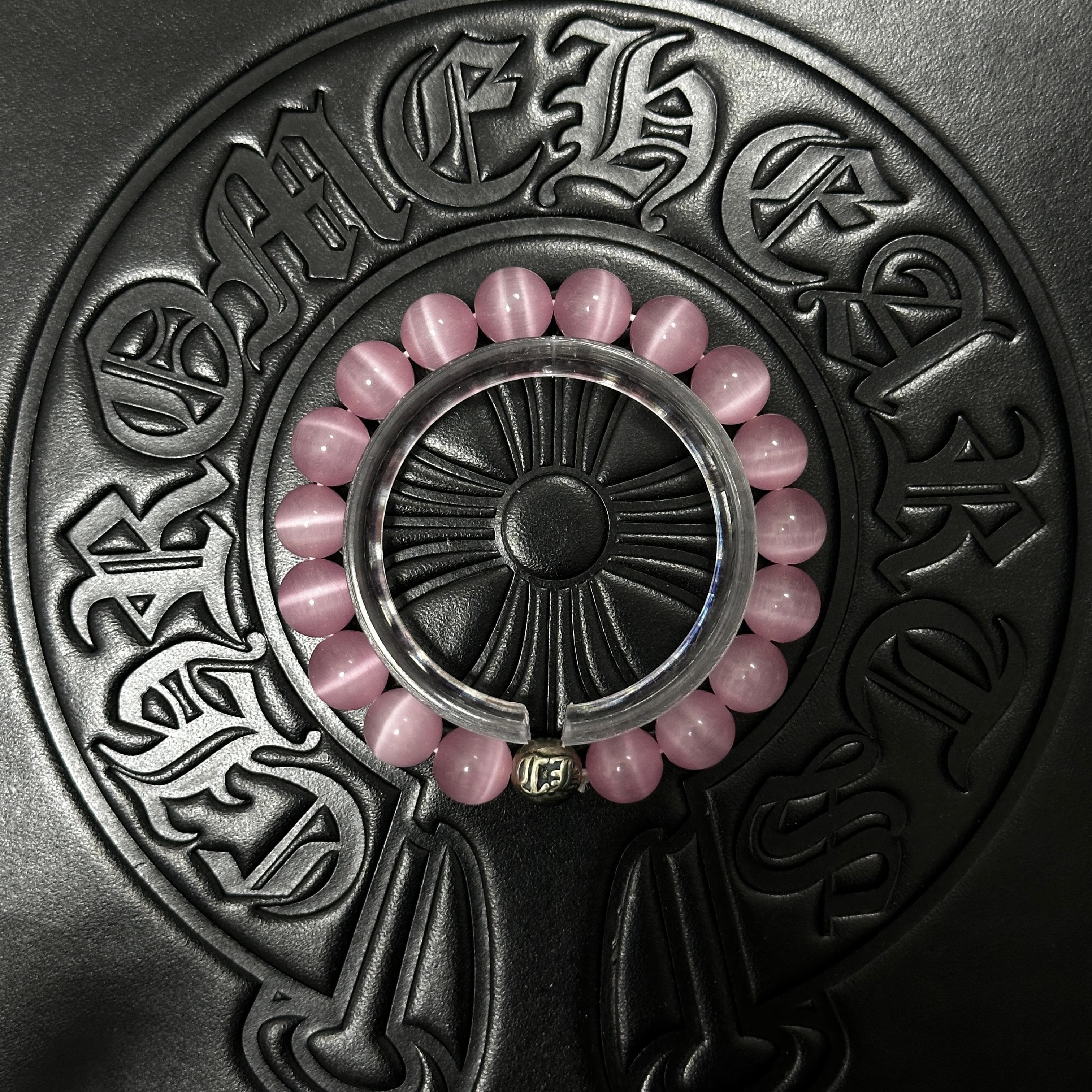 Pink Beaded Bracelet — Chrome Hearts jewelry