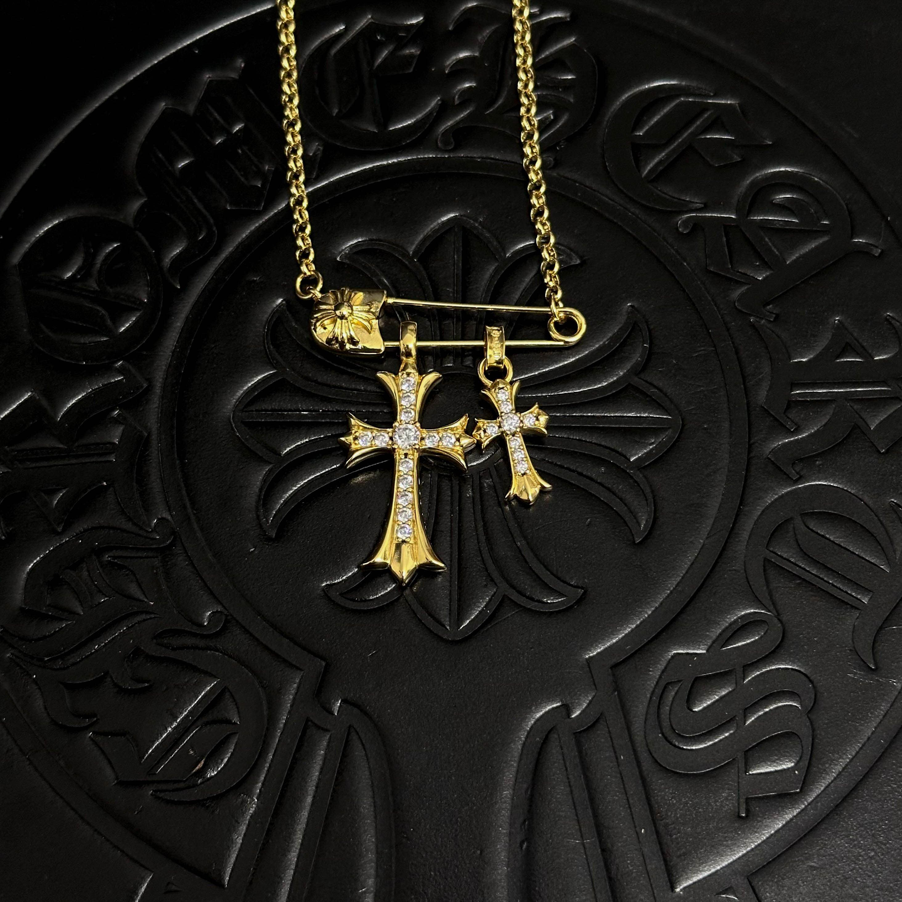 Safety Pin Necklace — Chrome Hearts jewelry