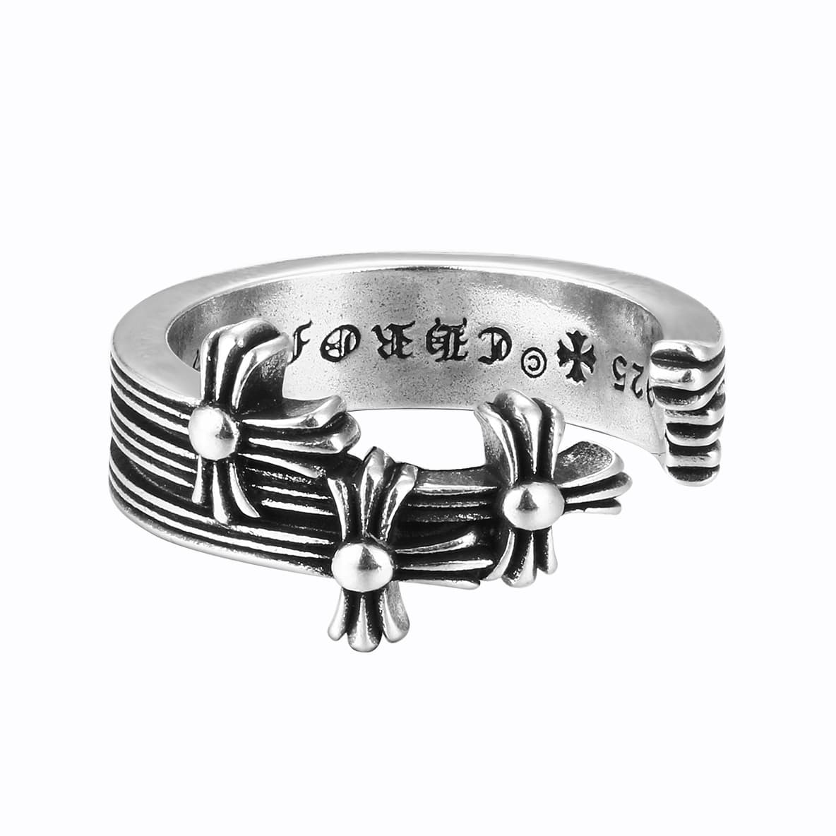 Double Cross Ring — Chrome Hearts jewelry