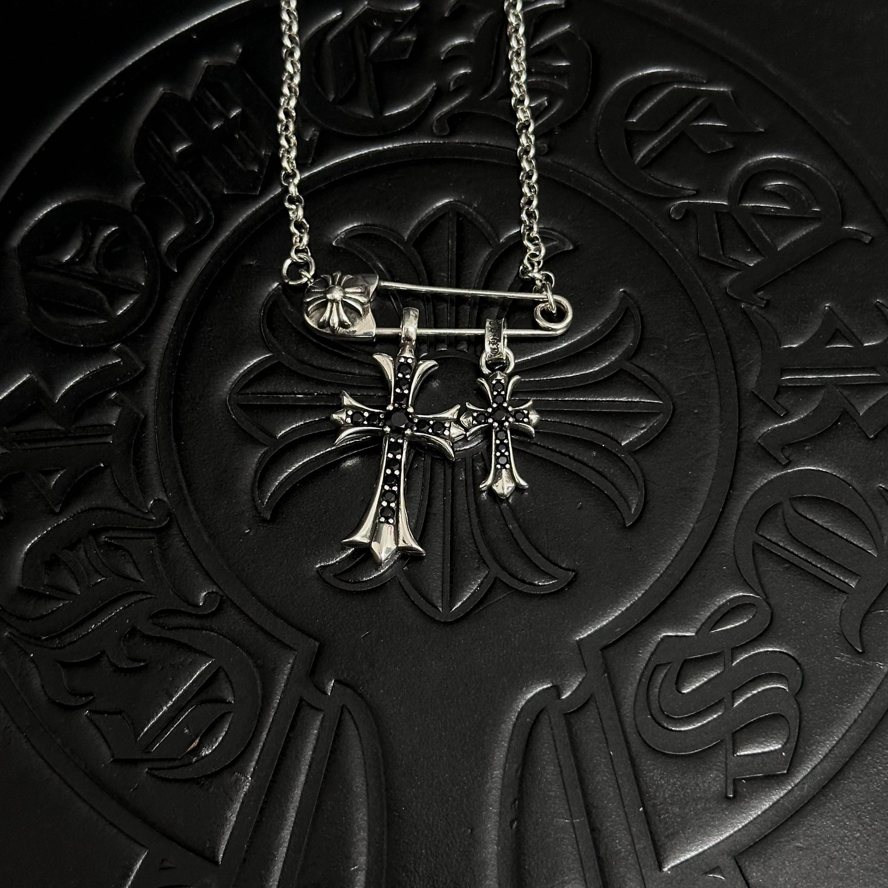 Safety Pin Necklace — Chrome Hearts jewelry