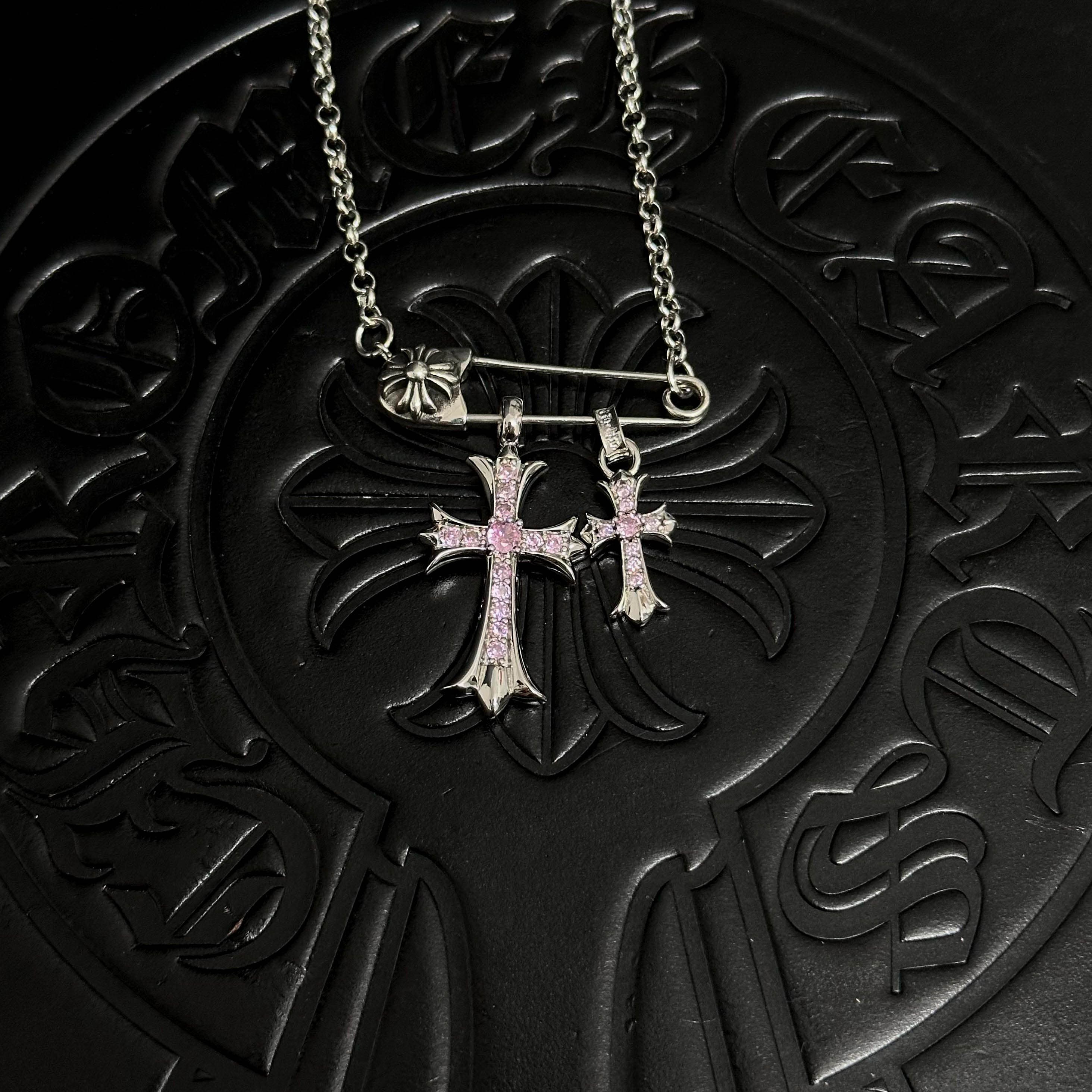 Safety Pin Necklace — Chrome Hearts jewelry