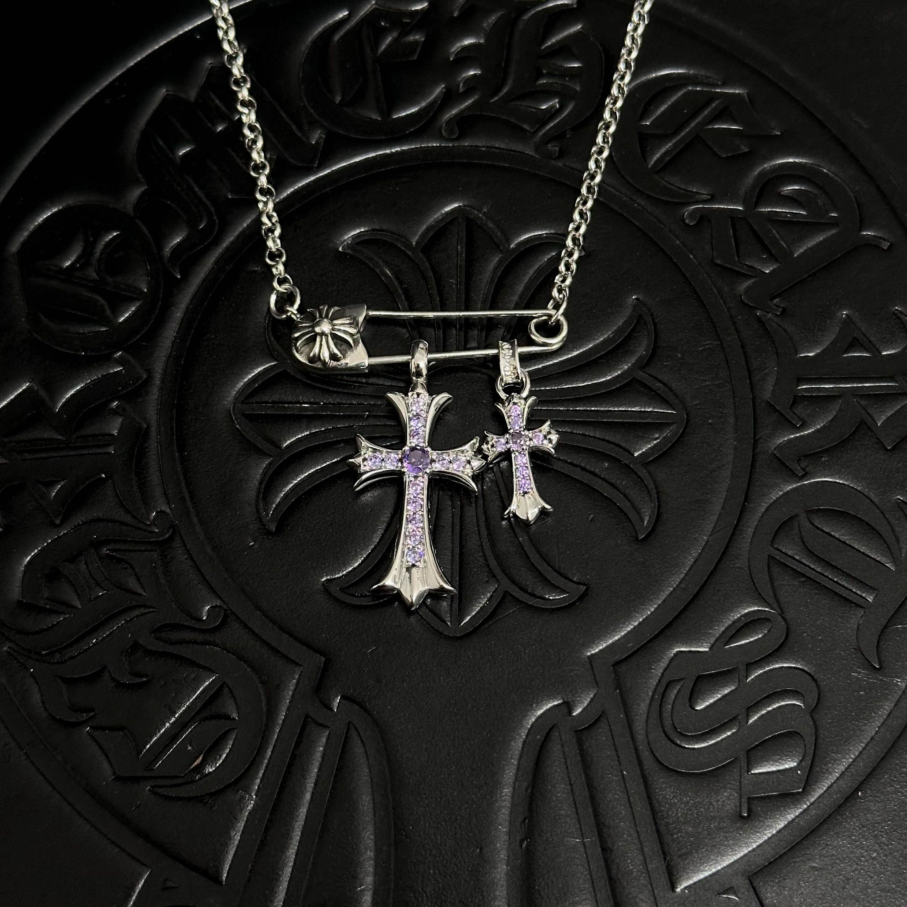 Safety Pin Necklace — Chrome Hearts jewelry