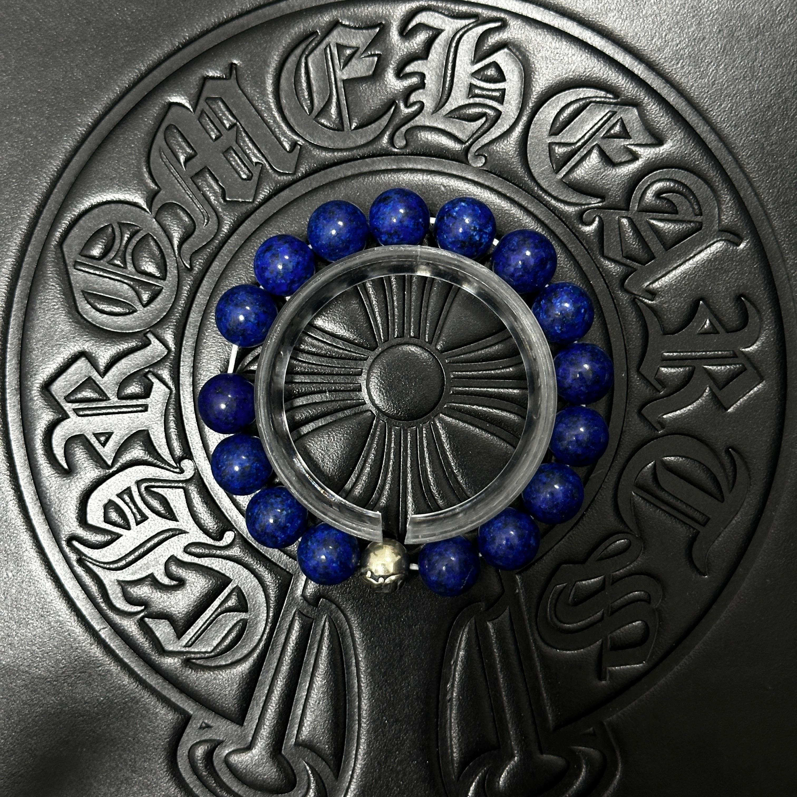 Blue Beaded Bracelet — Chrome Hearts jewelry