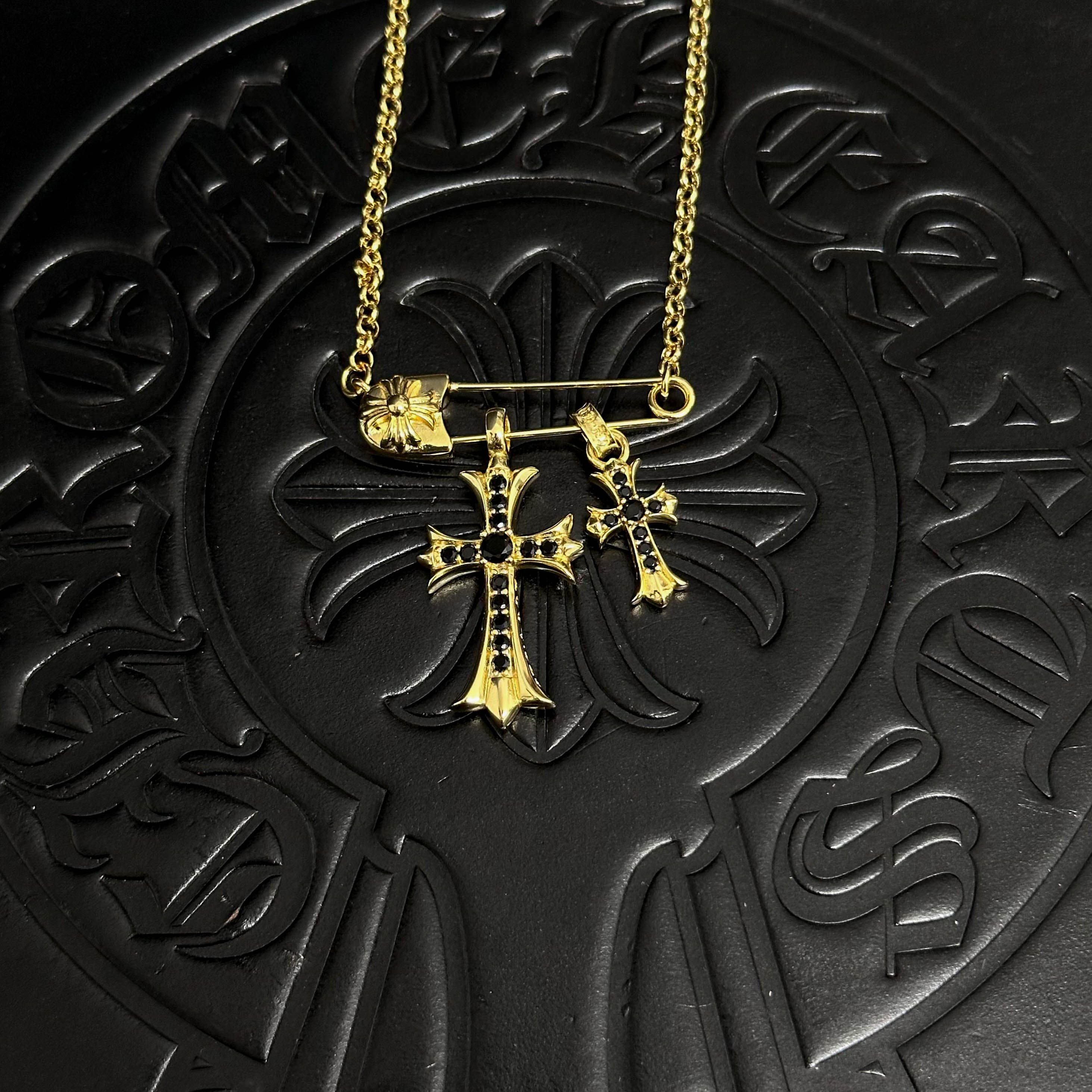 Safety Pin Necklace — Chrome Hearts jewelry
