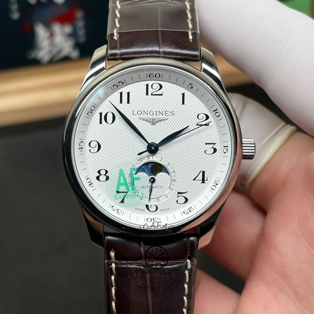 Replica Longines Master Arabic Collection L2.909.4.78.3 40mm Moonphase — view 1