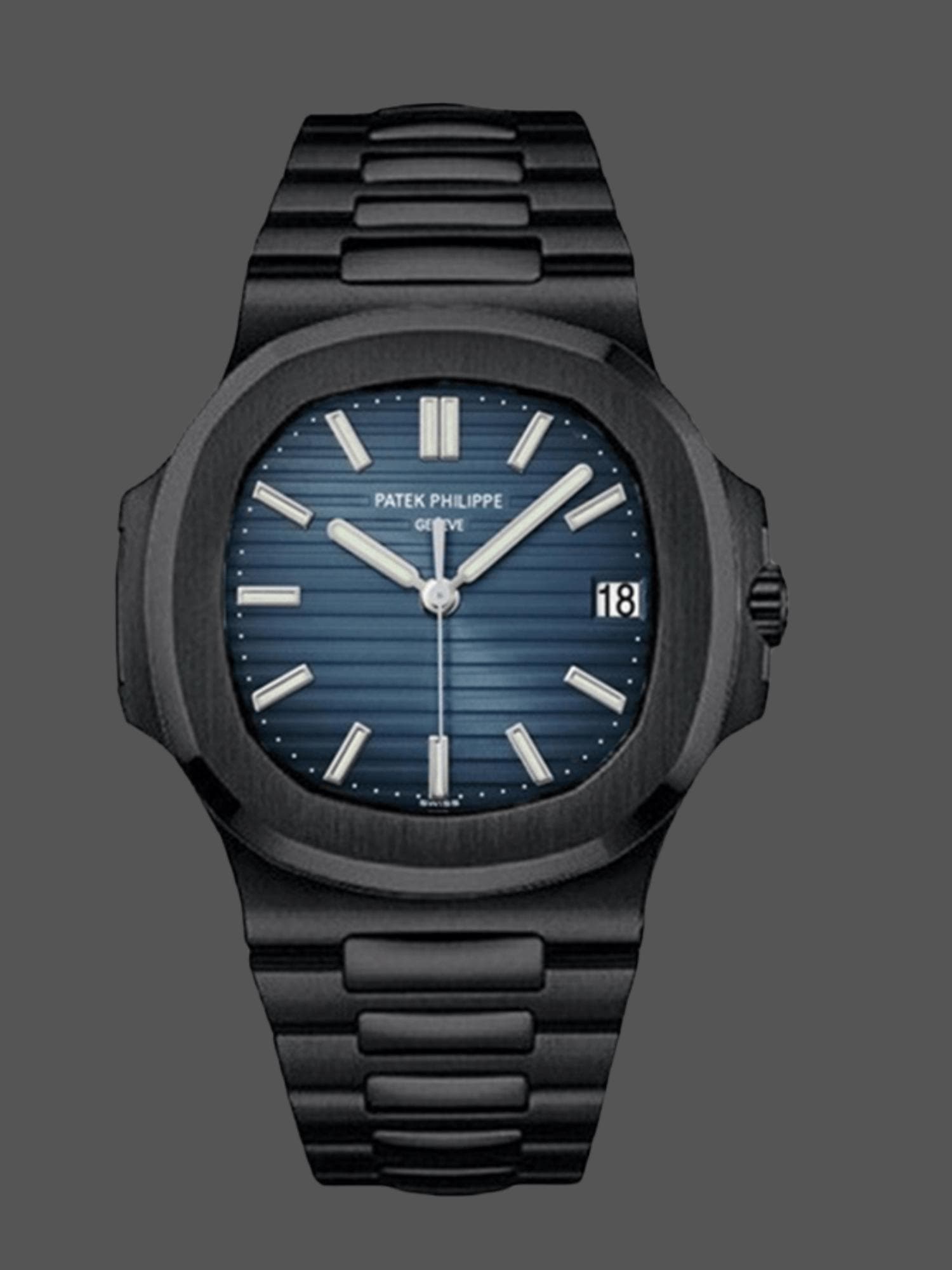 Replica Patek Philippe Nautilus Blue Dial 5711 40MM Mens Watch — view 1