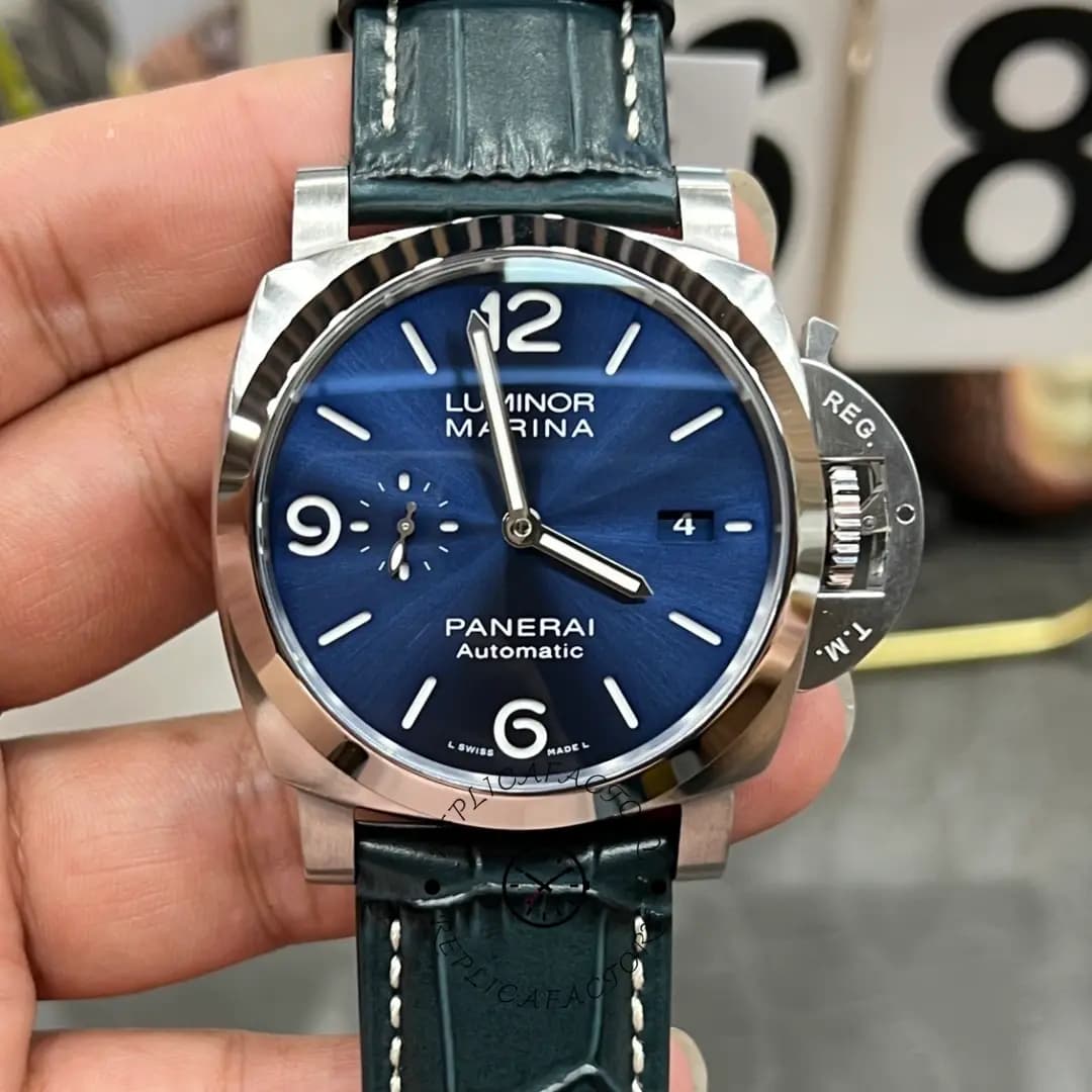 Panerai PAM01313 Luminor Marina Blue Dial Replica 1950 3 Days Automatic — view 1
