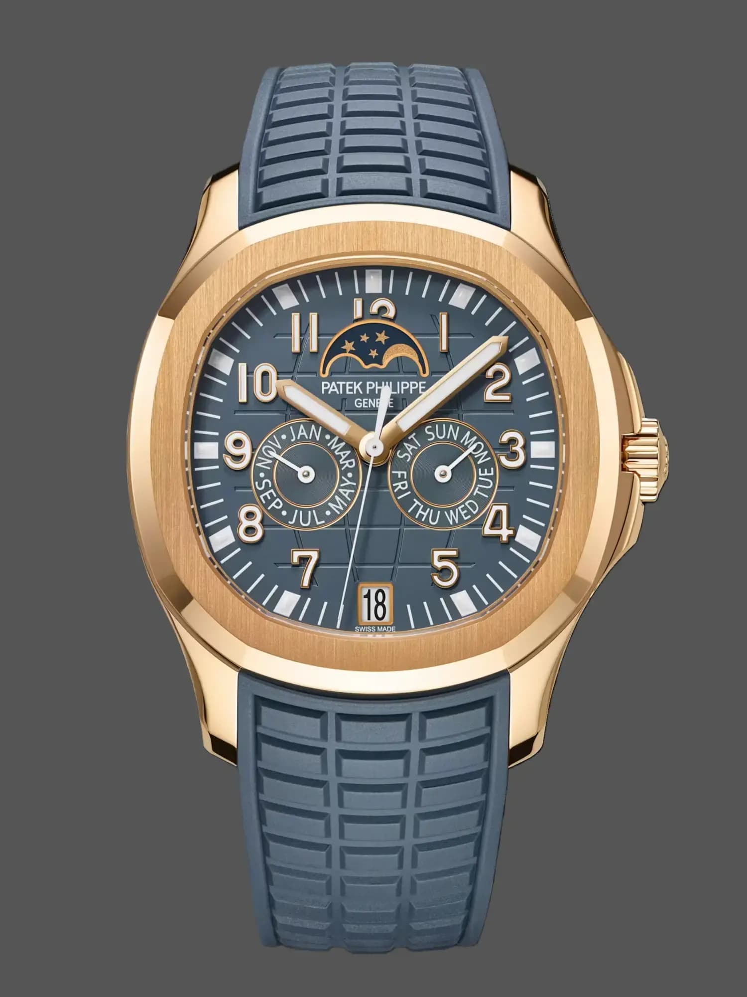 Replica Patek Philippe Aquanaut 5261R-001 Luce Annual Calendar — view 1