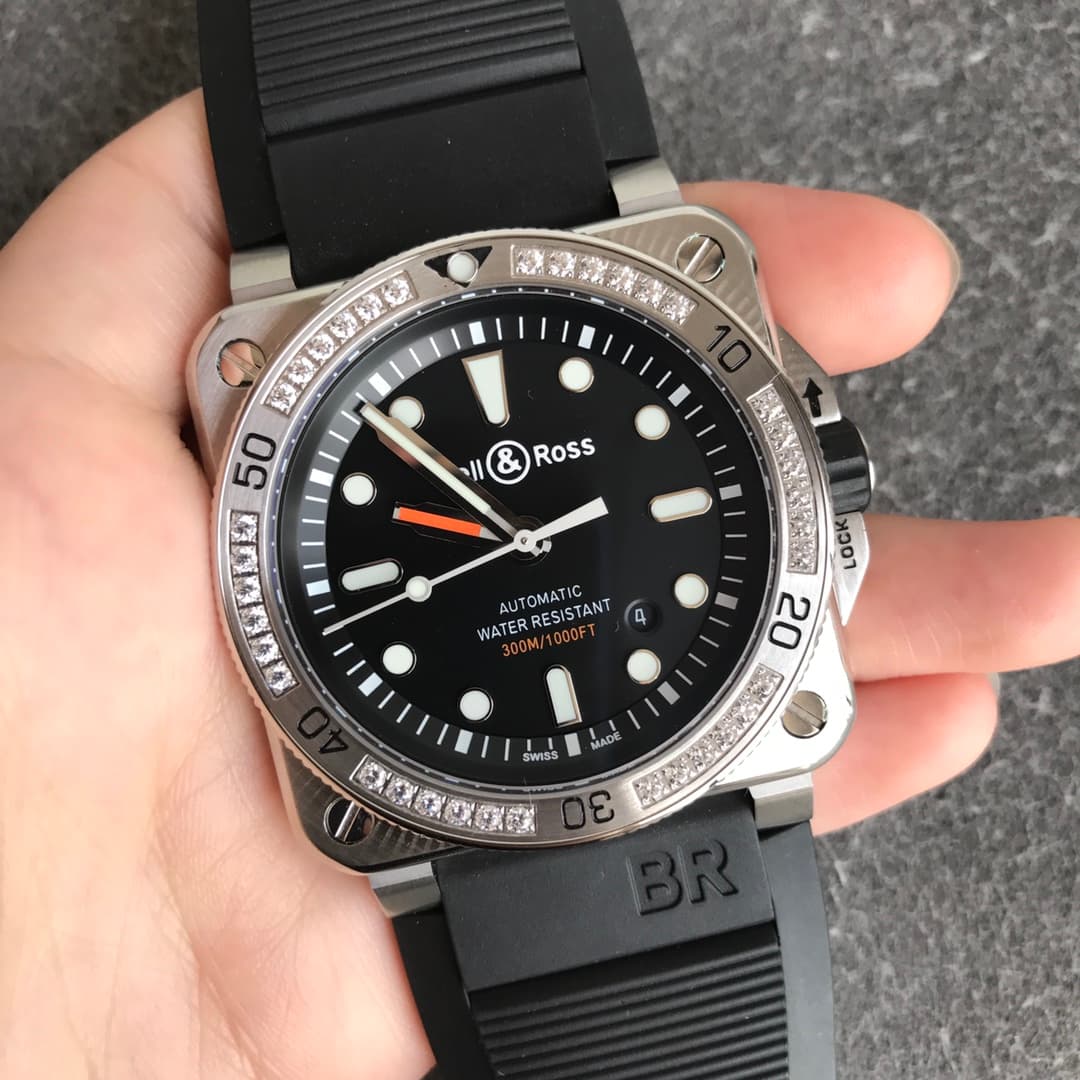 Bell Ross BR 03 92-D-BL-ST/SRB Black Dial — view 1