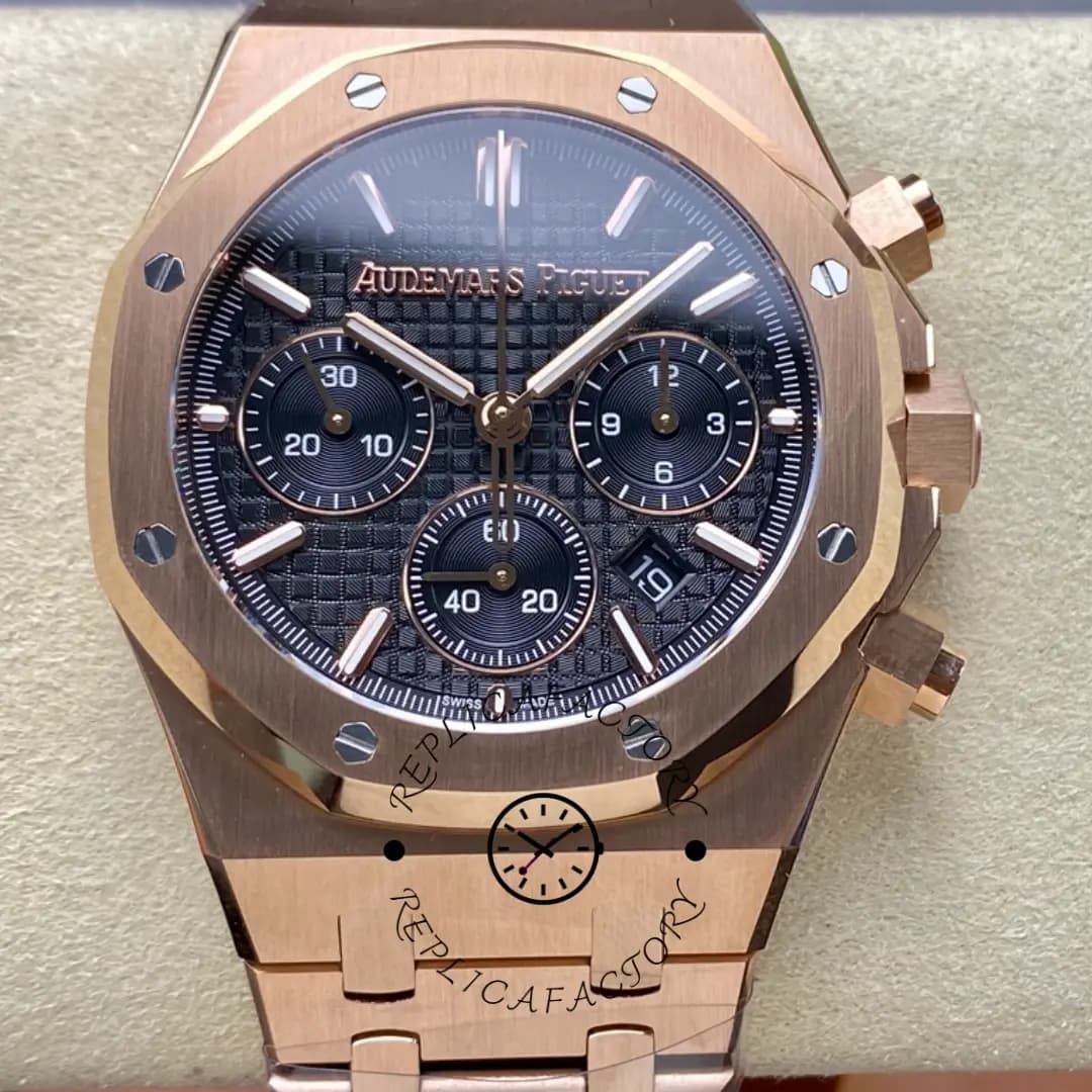 1:1 Clone AP 26240OR.OO.1320OR.02 Royal Oak 41 50th Anniversary Black Dial — view 1