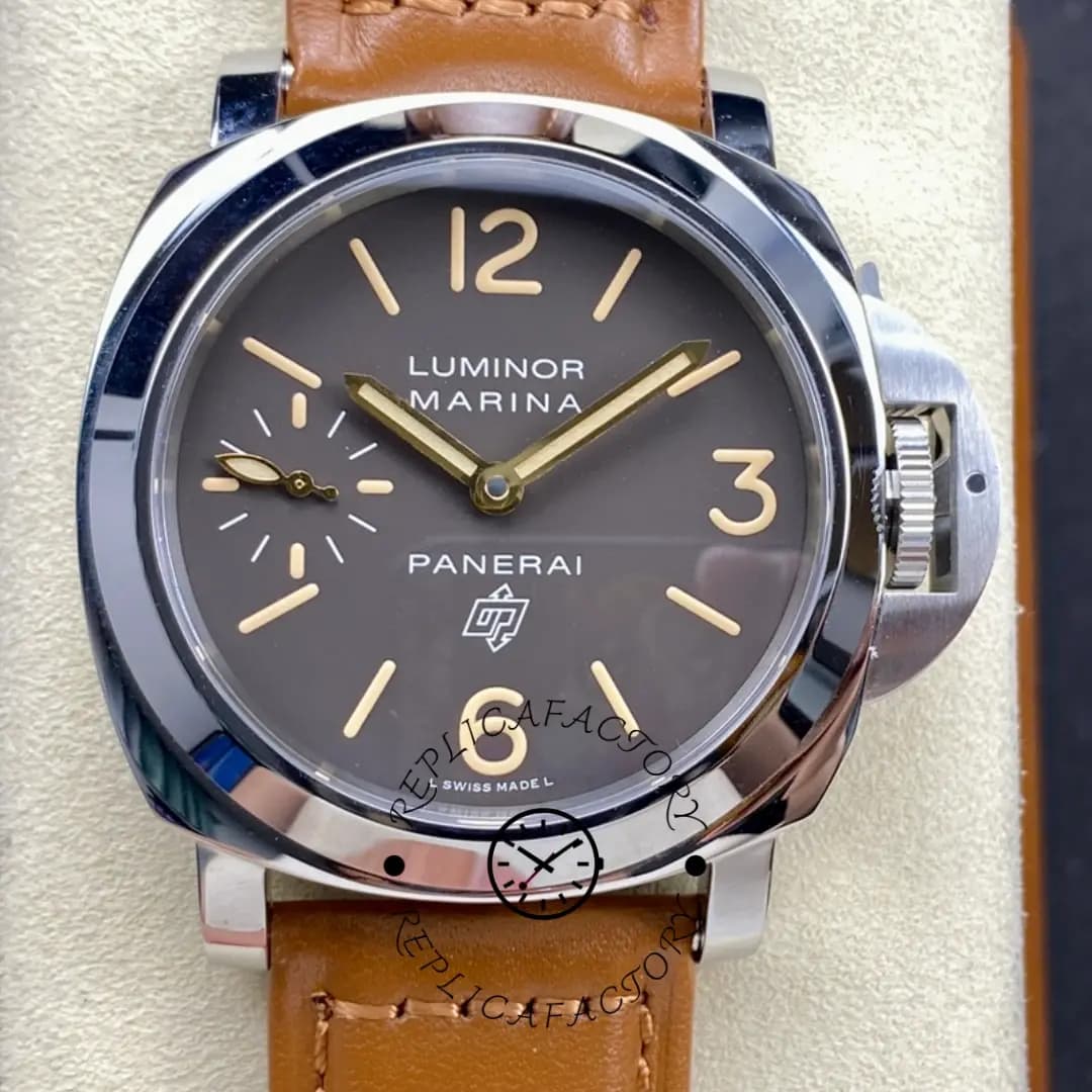 Panerai Luminor Marina Logo Tropical PAM00632 1:1 Clone Men's Brown Dial — view 1