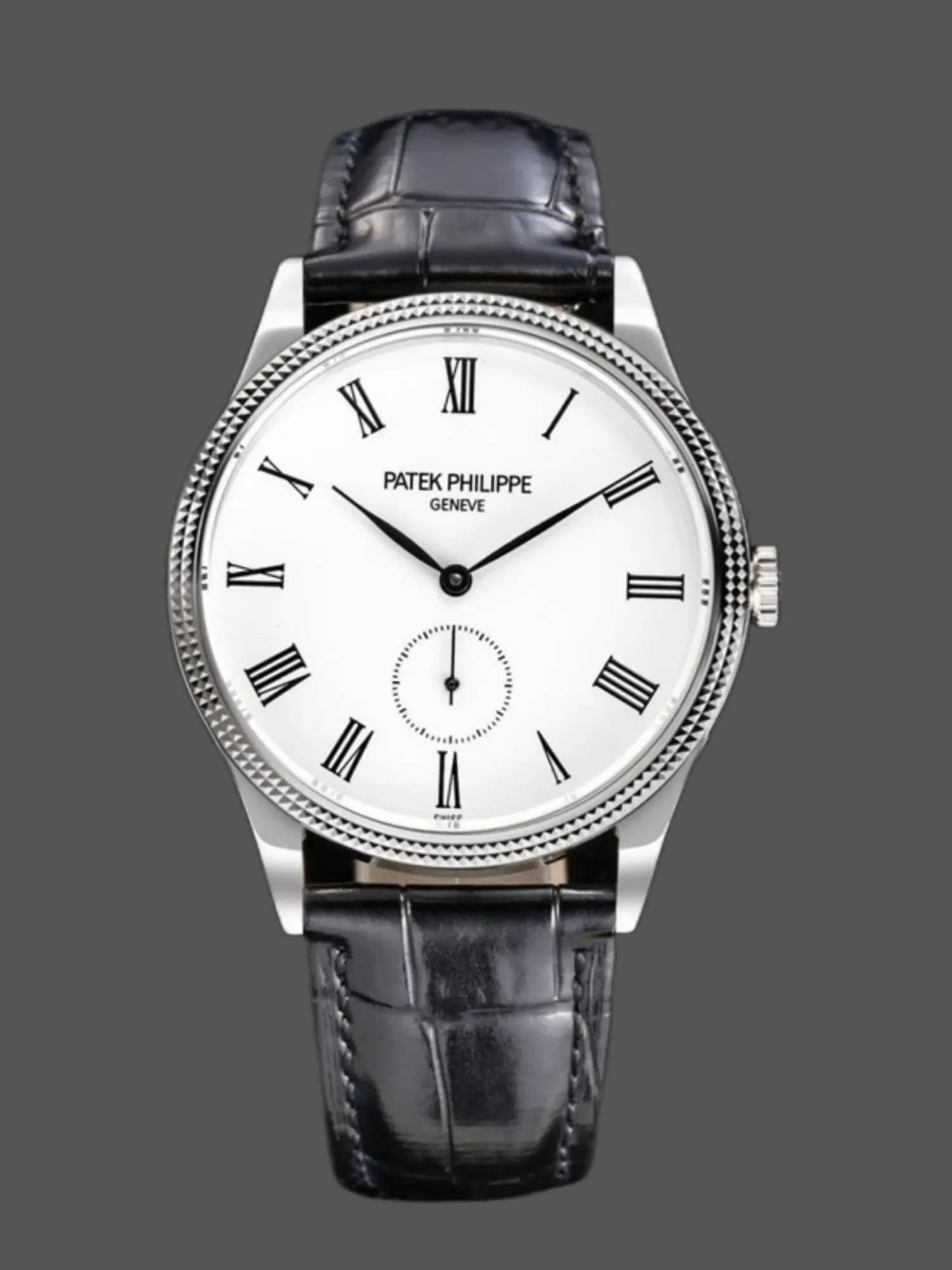 Replica Patek Philippe Calatrava 5119G 001 39MM White Gold Watch — view 1