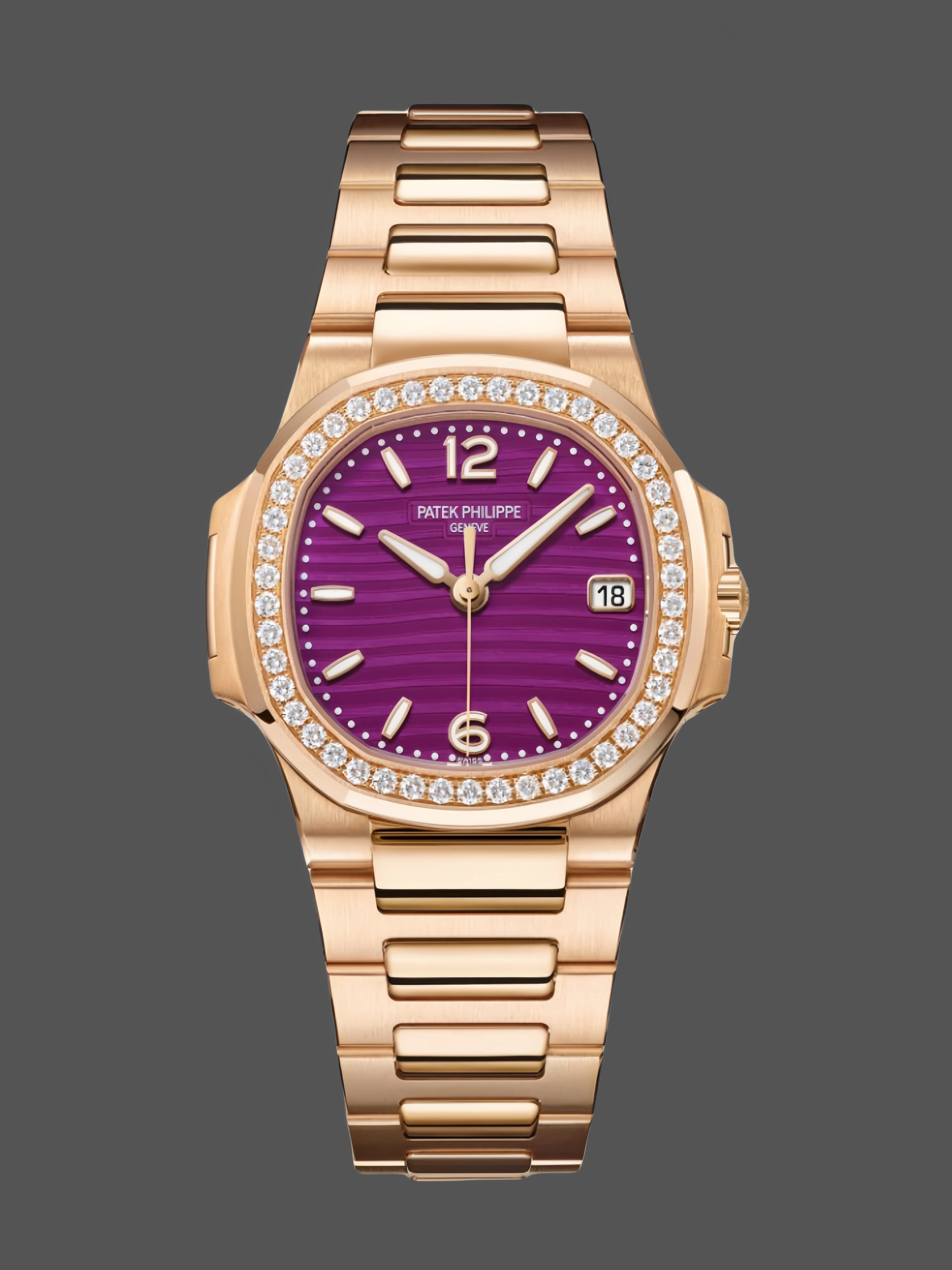 Patek Philippe Nautilus 7010 1R 013 Purple Dial 32mm — view 1