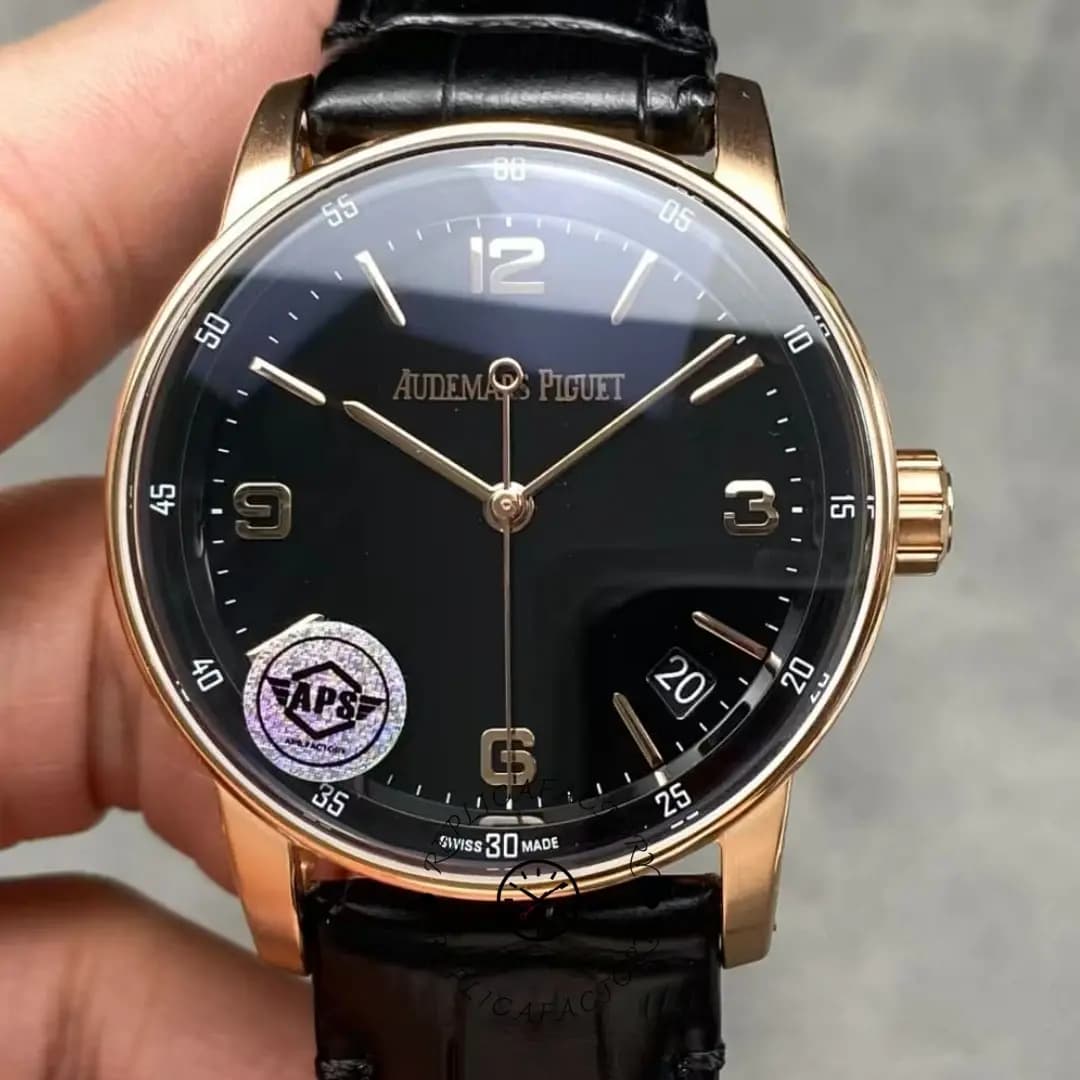 1:1 Clone AP Code 11.59 41MM 15210OR.OO.A002CR.01 Black Dial — view 1