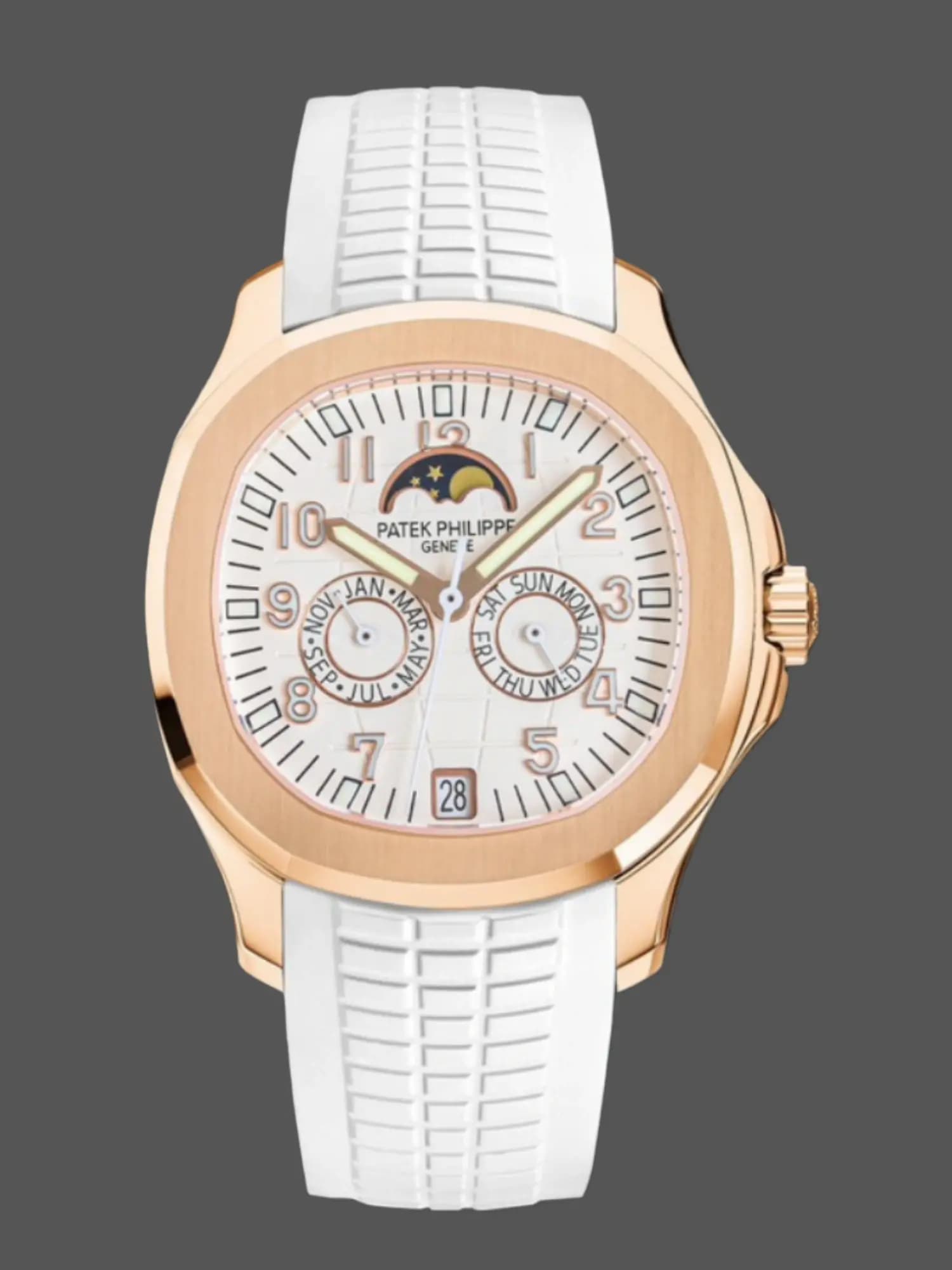 Replica Patek Philippe Aquanaut 5261R Annual Calendar Watch — view 1