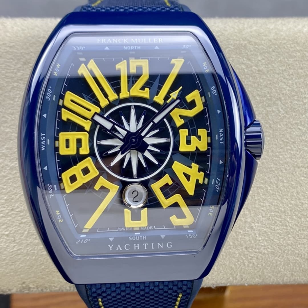 Franck Muller Framulan V45 Ceramic Yacht Model Yellow 45mm — view 1
