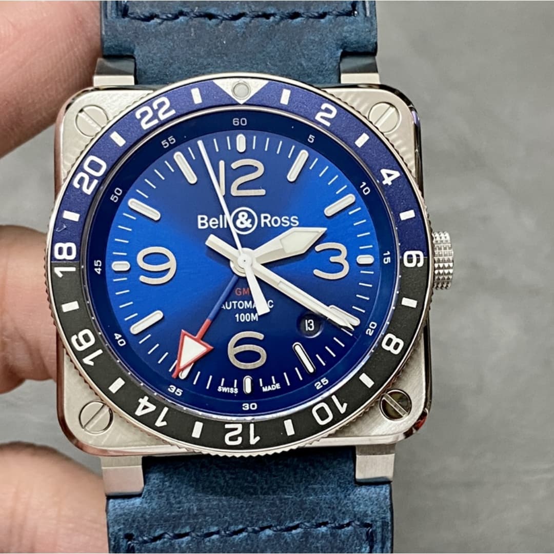 Bell & Ross BR 03 93-BL-STSCA Blue — view 1