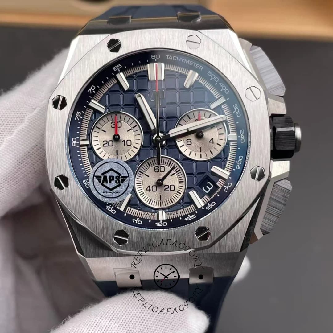 1:1 Clone AP 26420TI.OO.A027CA.01 Royal Oak Offshore 43mm Titanium Case — view 1