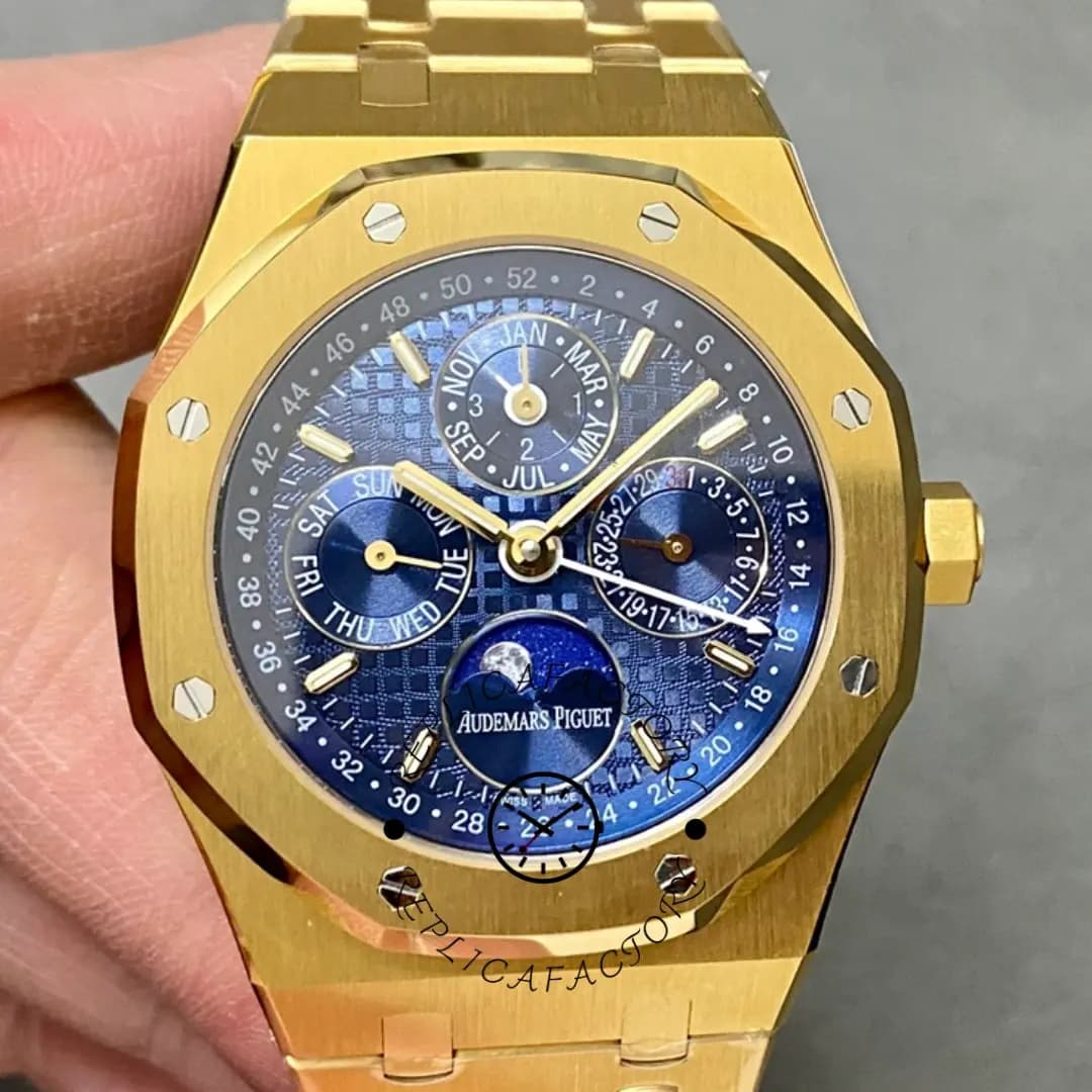 AP Royal Oak 26574BA.OO.1220BA.01 Perpetual Calendar 41 Yellow Gold 1:1 Clone — view 1