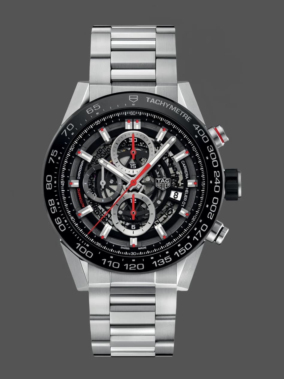 TAG Heuer Carrera Heuer 01 Black Automatic CAR2A1W.BA0703 43mm — view 1