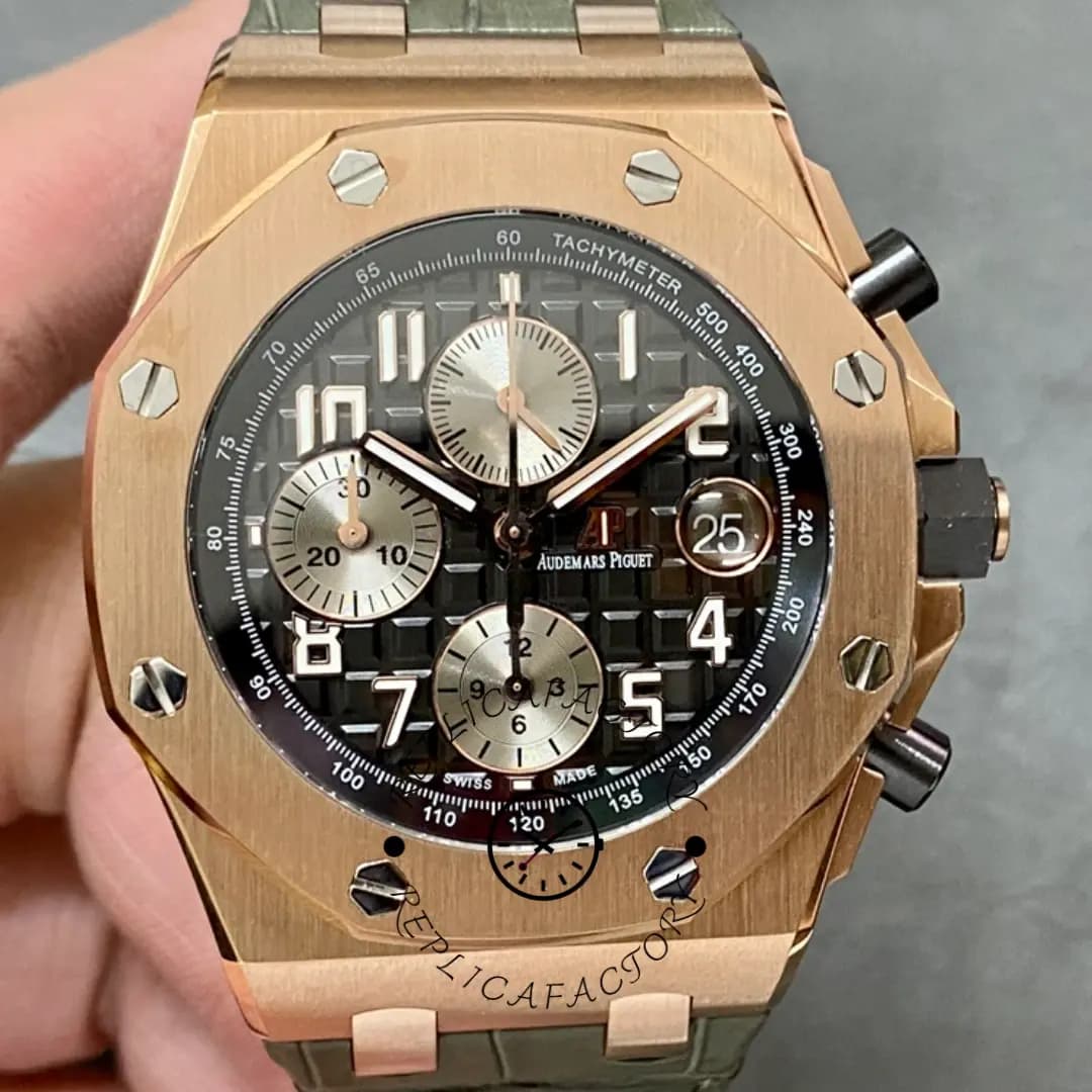 AP Offshore Chronograph 42MM 26470OR.OO.A125CR.01 Replica Grey Dial — view 1