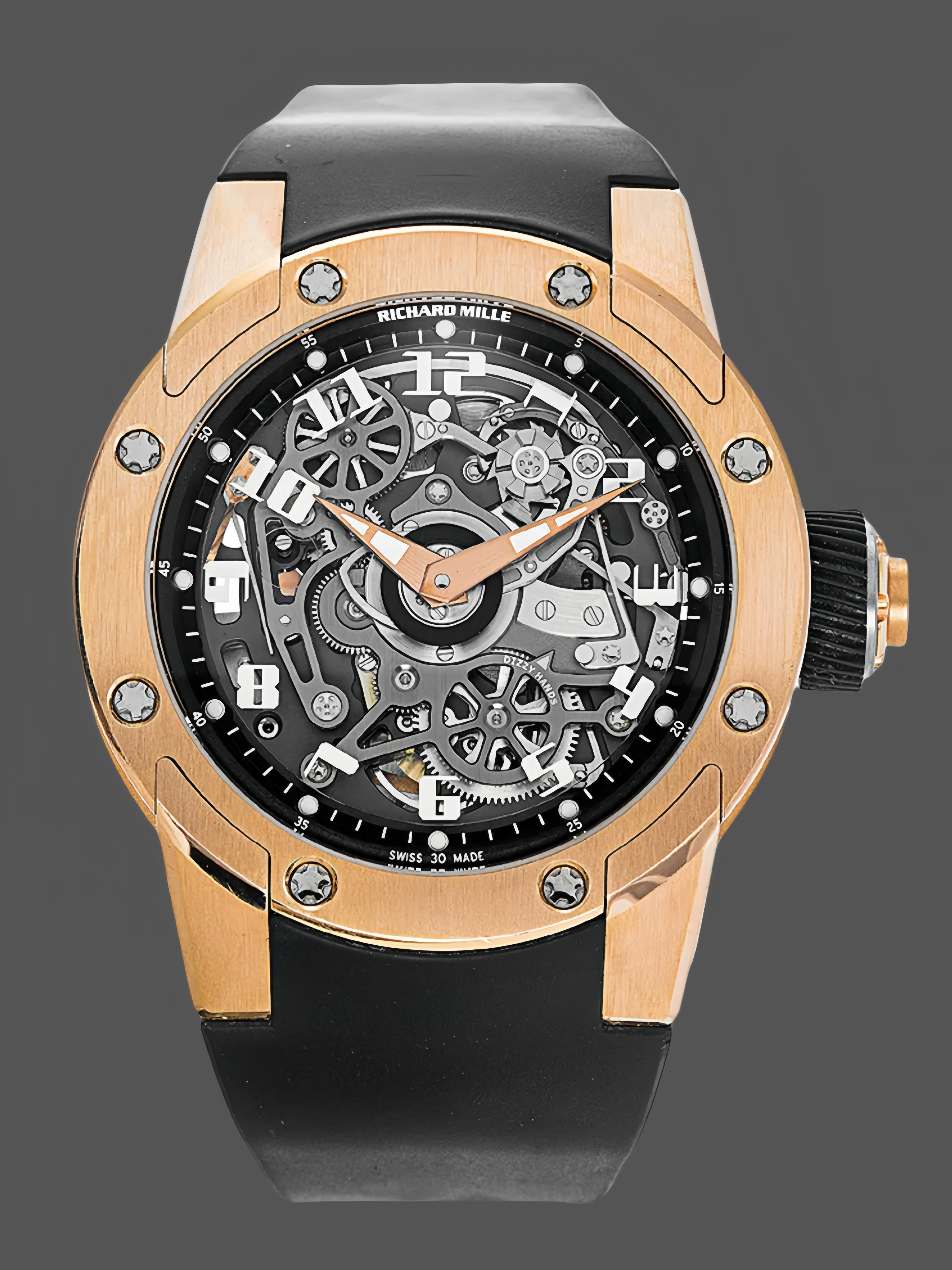 Richard Mille RM 63 01 Automatic Winding Dizzy Hands Rose Gold Watch — view 1