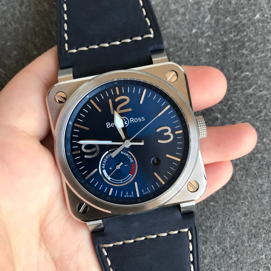 Bell & Ross INSTRUMENTS series BR0397-BL-SISCA2 Blue — view 1