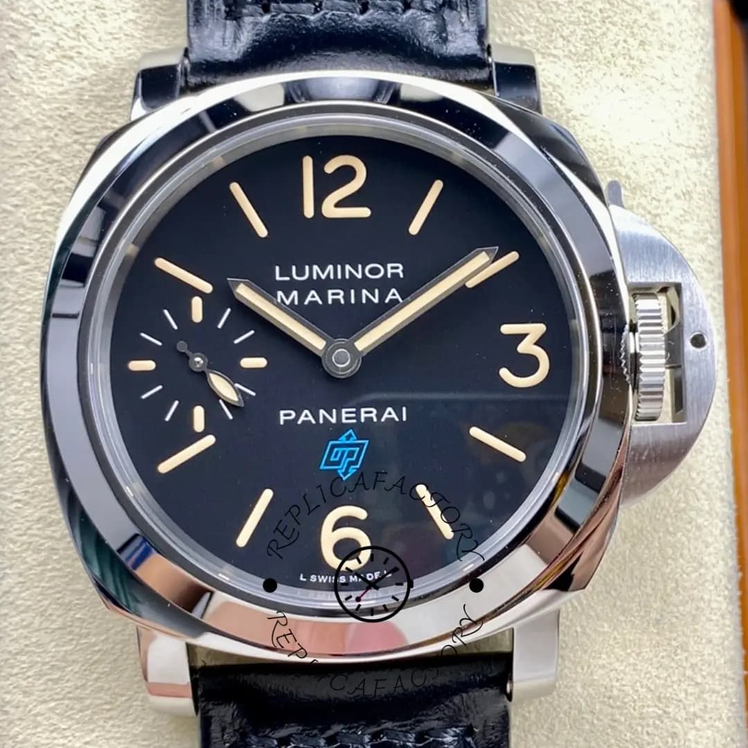 Panerai PAM00631 Luminor Marina Blue Logo 1:1 Clone 44 Stainless Steel — view 1