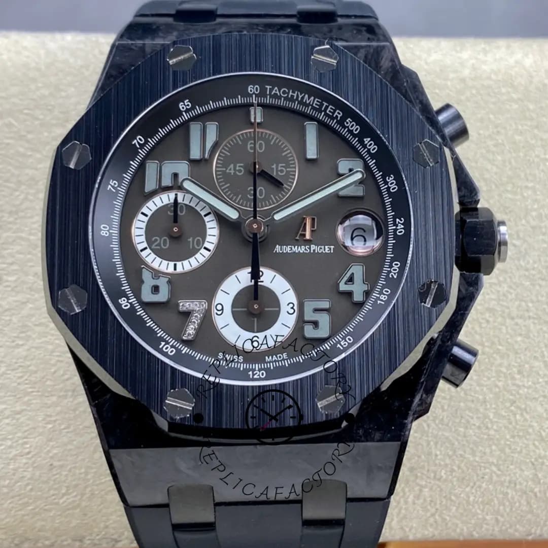 AP Royal Oak Offshore Forged Carbon Ginza7 26205AU.OO.D002CR.01 Replica Chronograph 42 — view 1