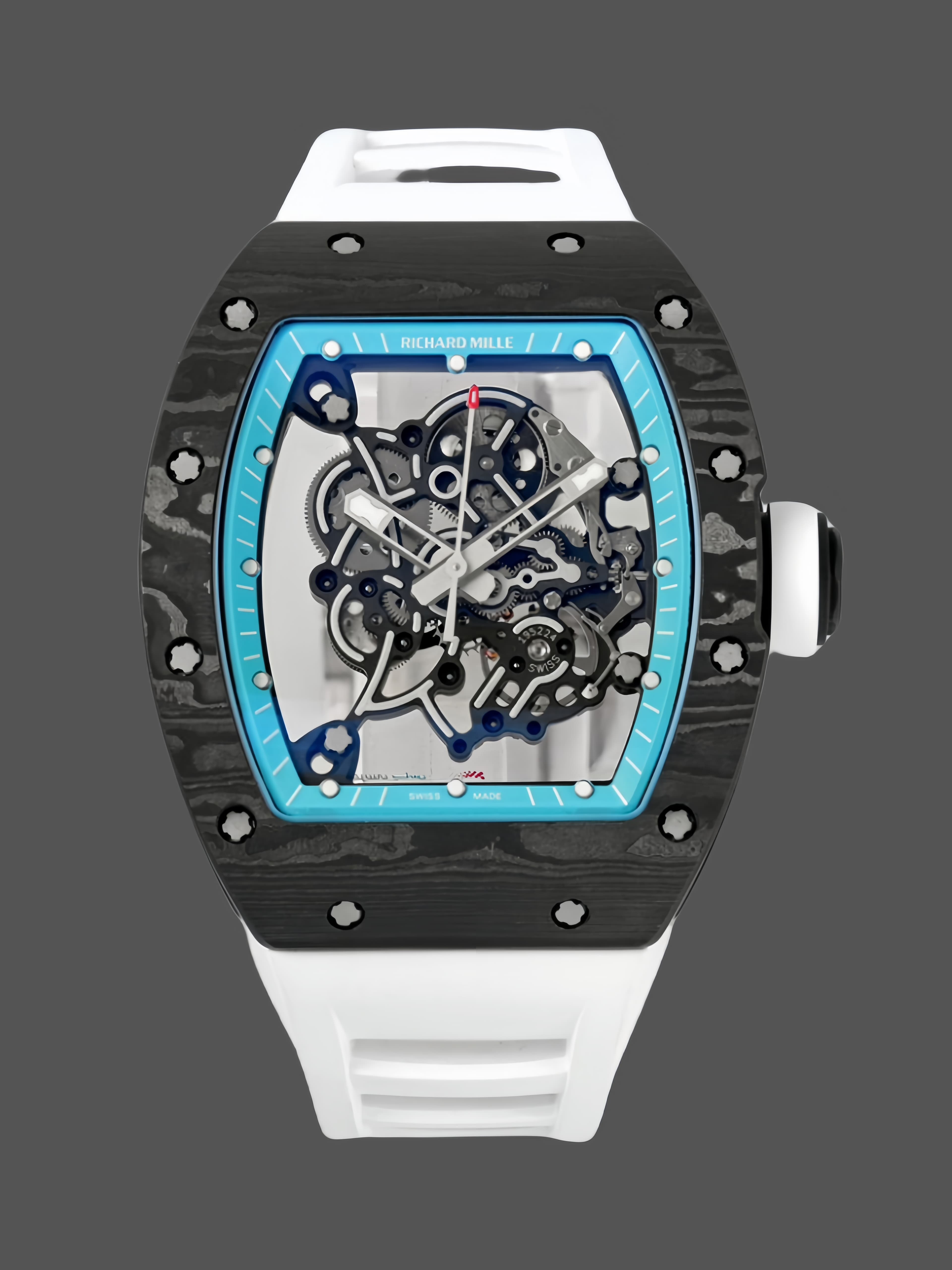 Richard Miller RM 055 RMUL2 NTPT Carbon Fiber Blue — view 1