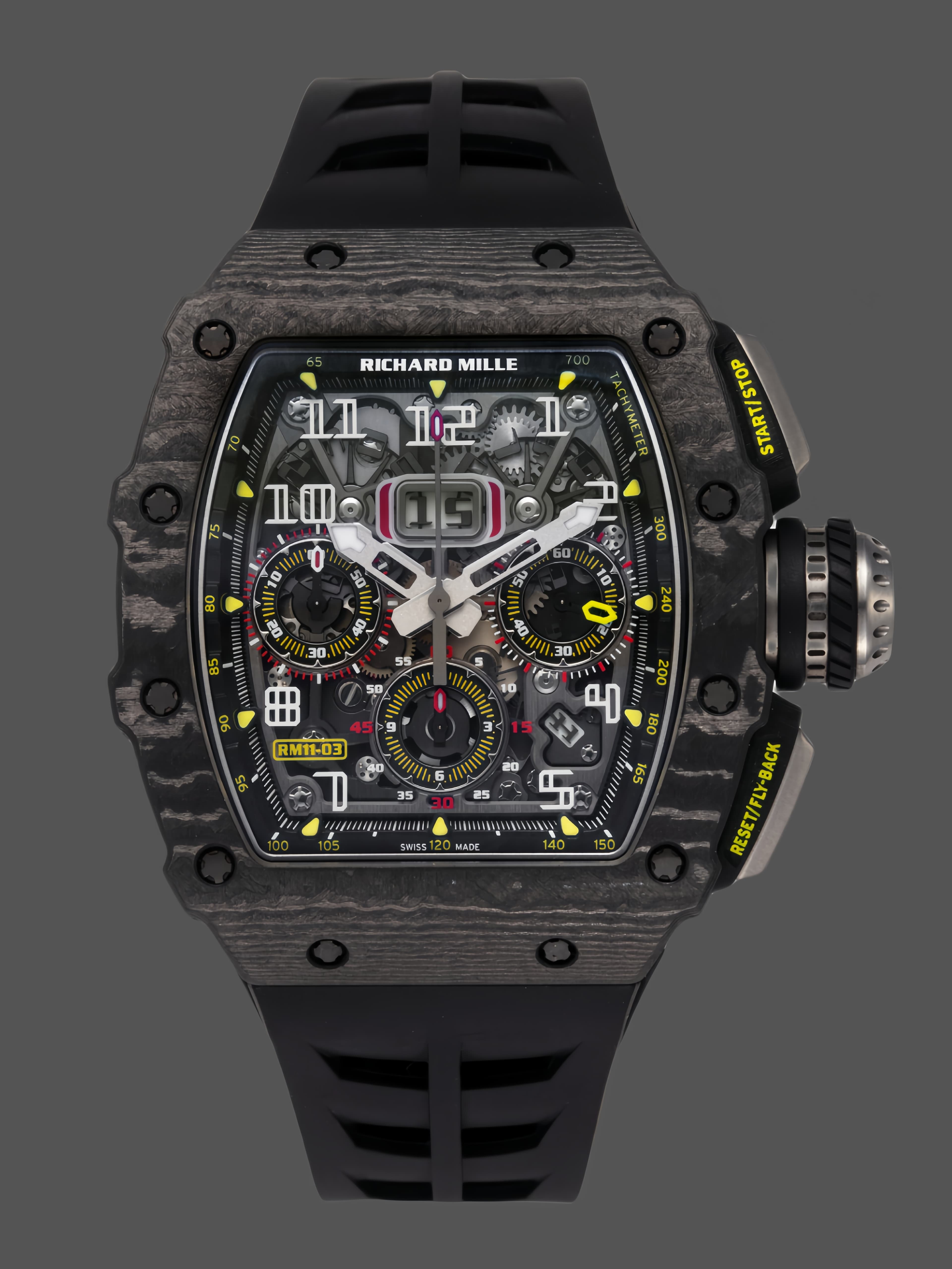 Richard Mille RM11-03 Carbon Automatic Flyback Chronograph Black — view 1