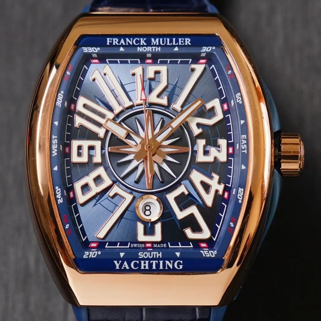 1:1 Clone Franck Muller Yachting V45 SC DT YACHTING 5N.BL Watch — view 1