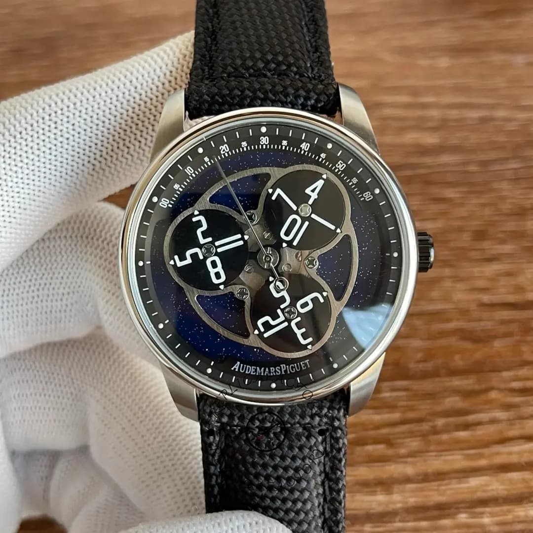AP Code 11.59 15212NB.OO.A002KB.01 Replica Luxury Starwheel 41 Men's Watch — view 1