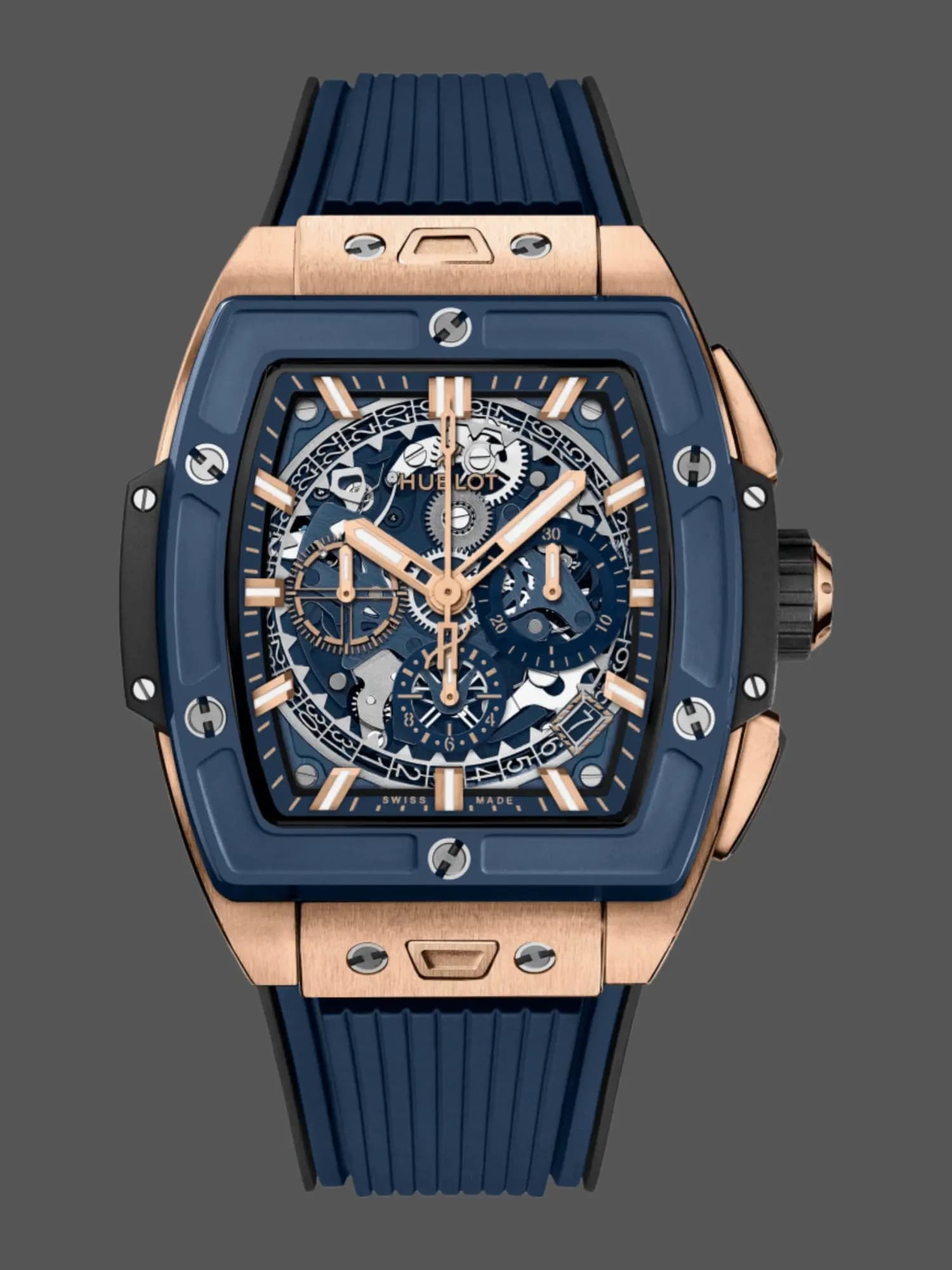 Hublot Spirit of Big Bang 642.OL.7180.RX King Gold Blue Two-Tone 1:1 Clone — view 1