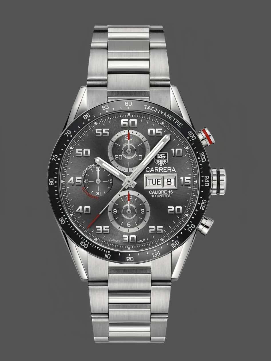 Tag Heuer Carrera Calibre 16 Automatic CV2A1U.BA0738 43mm Mens Watch — view 1