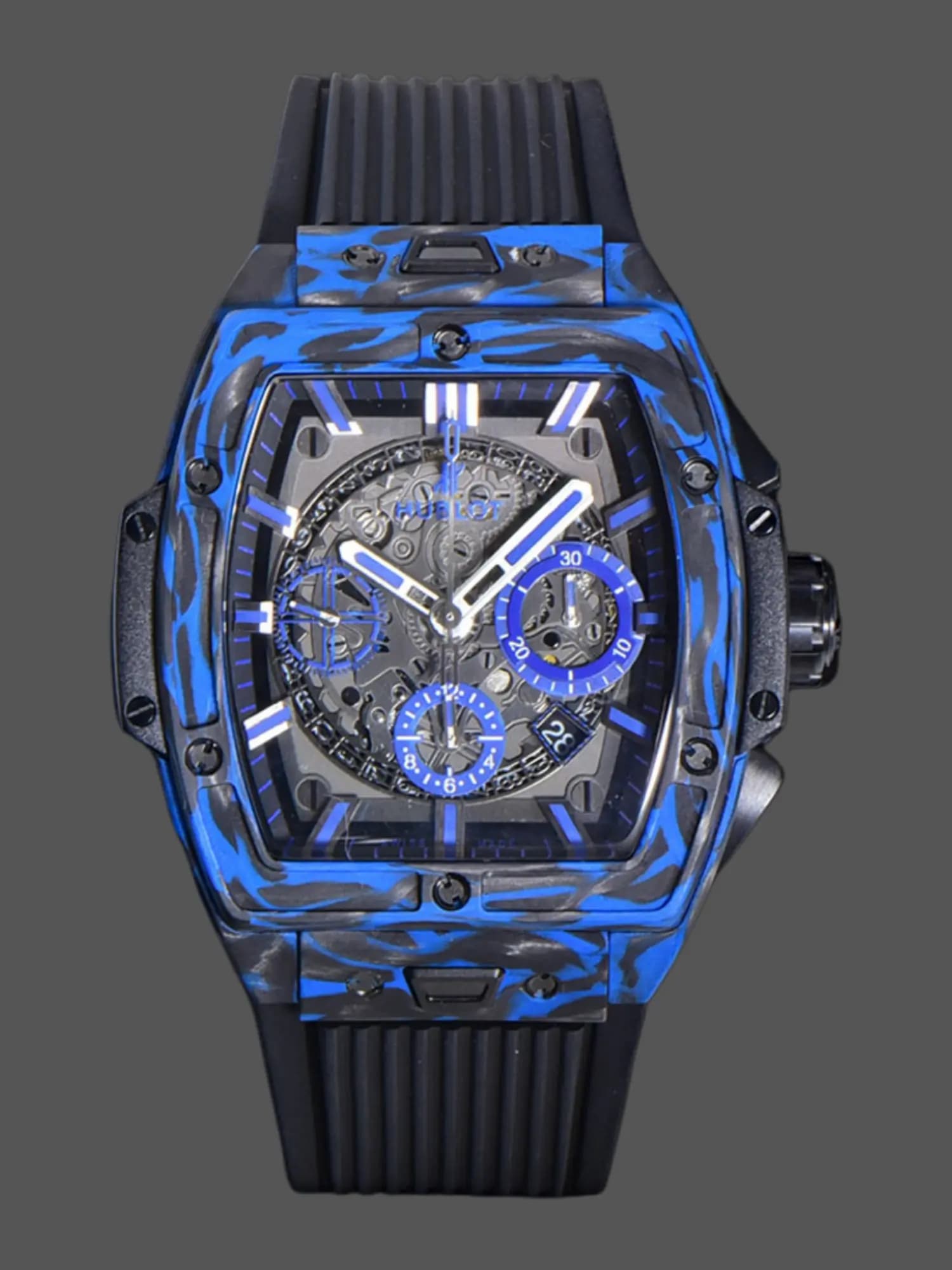 Hublot Spirit of Big Bang Carbon Blue 642.QL.0191.NR.GCH24 42MM 1:1 Clone — view 1
