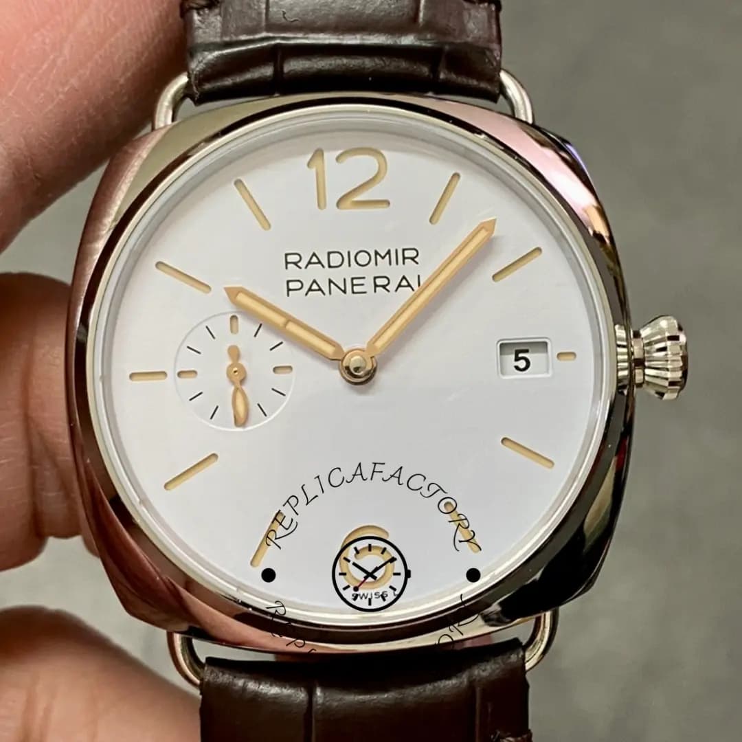 Panerai PAM01292 Radiomir Quaranta 40 Stee Replical Arabic White Dial — view 1
