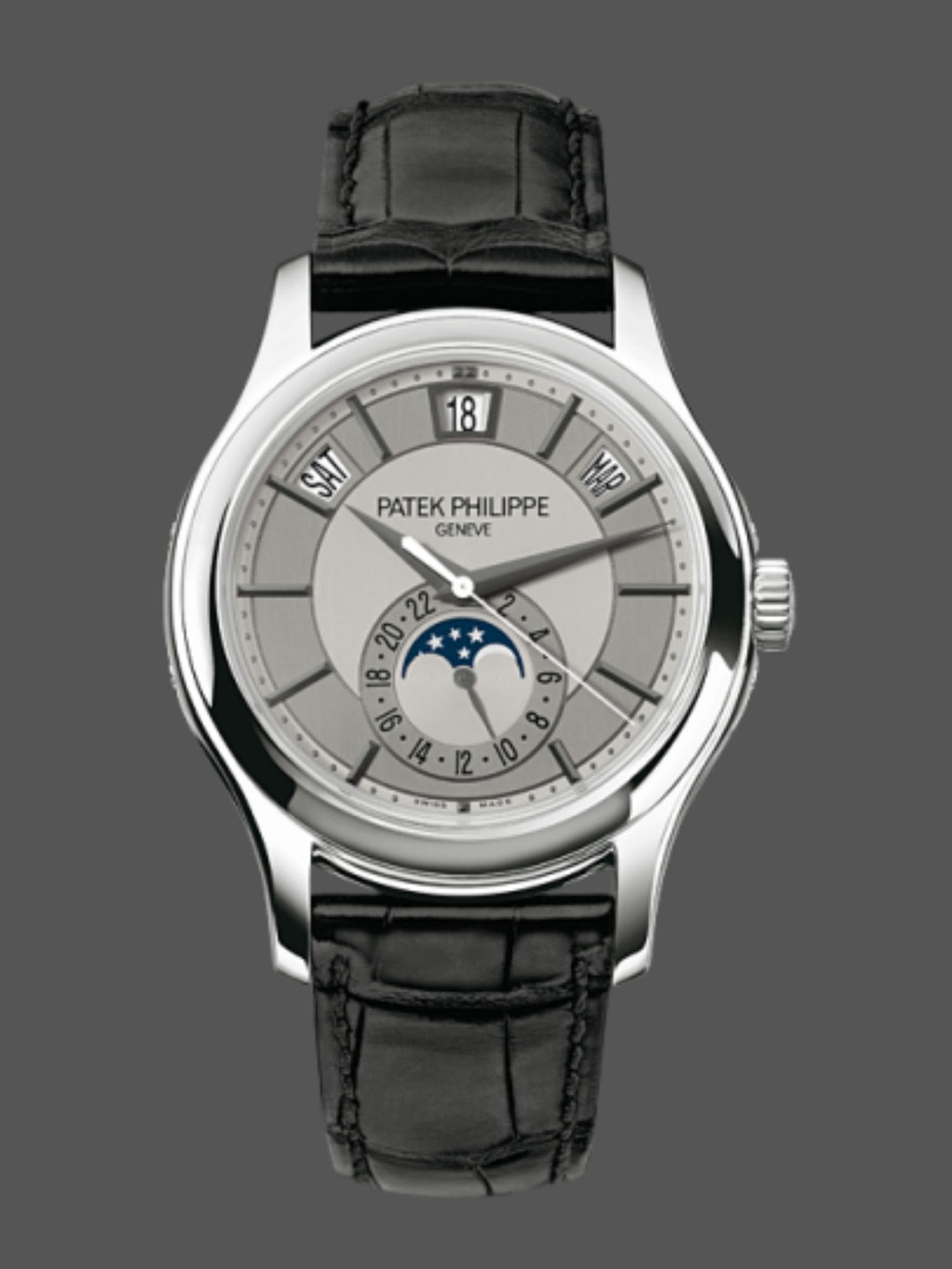 Replica Patek Philippe Complications Annual Calendar 5205G 001 Mens Watch — view 1