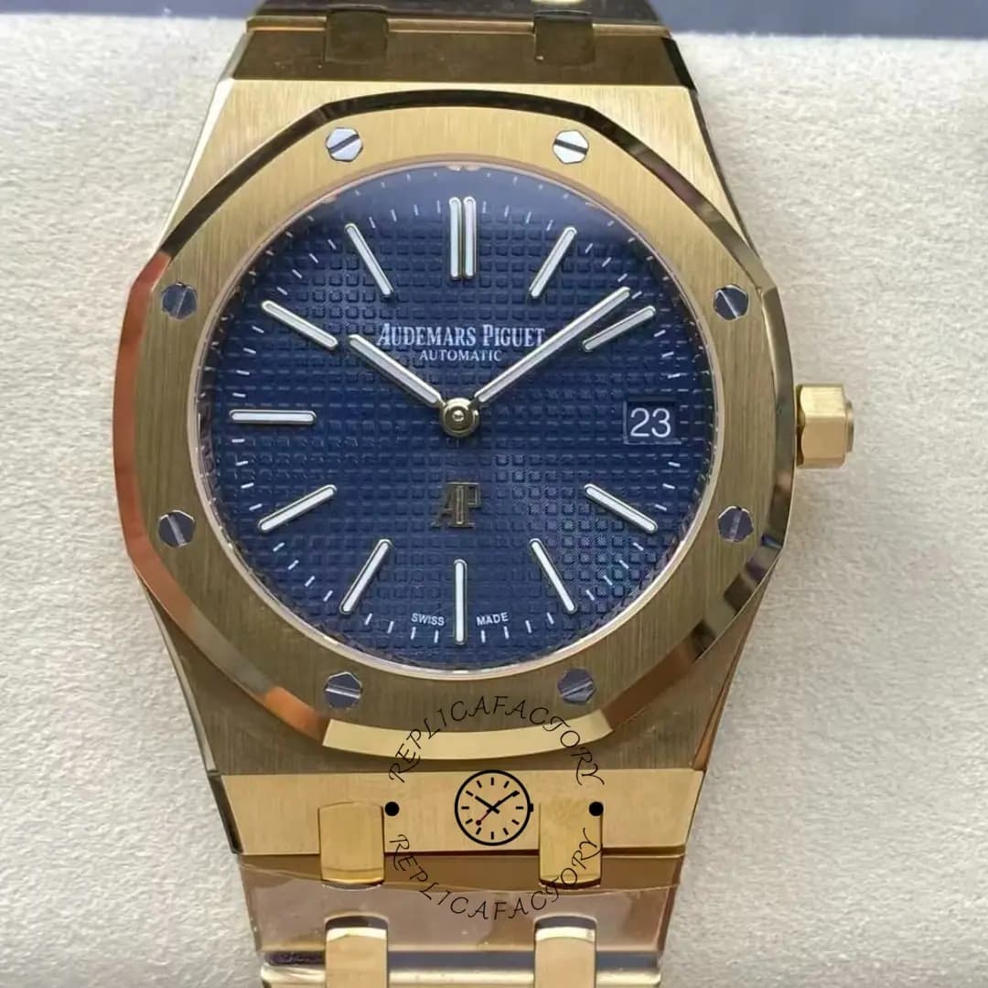 AP Royal Oak 15202BA.OO.1240BA.01 39mm 18K Yellow Gold Replica Extra-Thin Watch — view 1