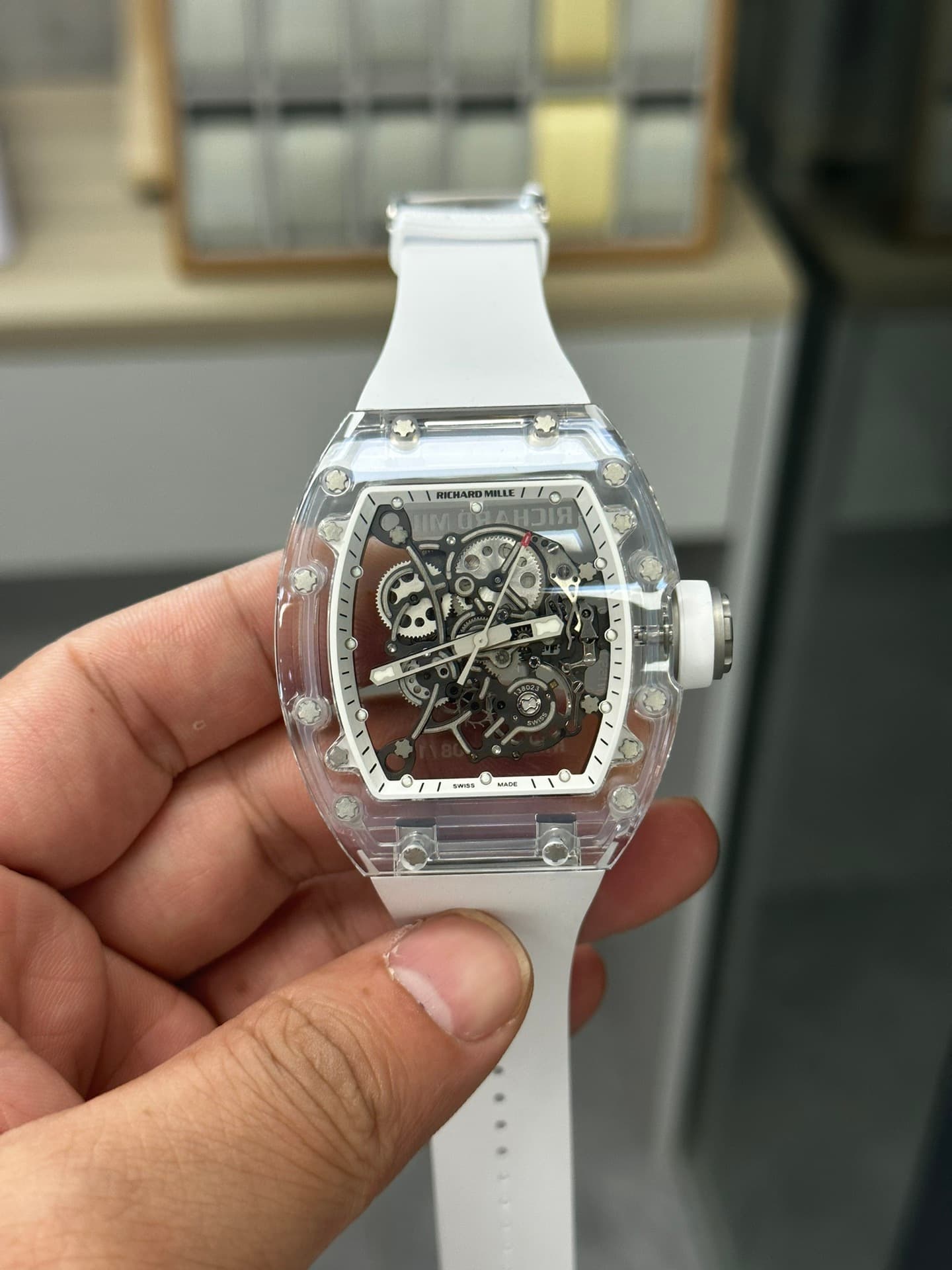Richard Mille RM055 Transparent Case Skeleton Dial — view 1