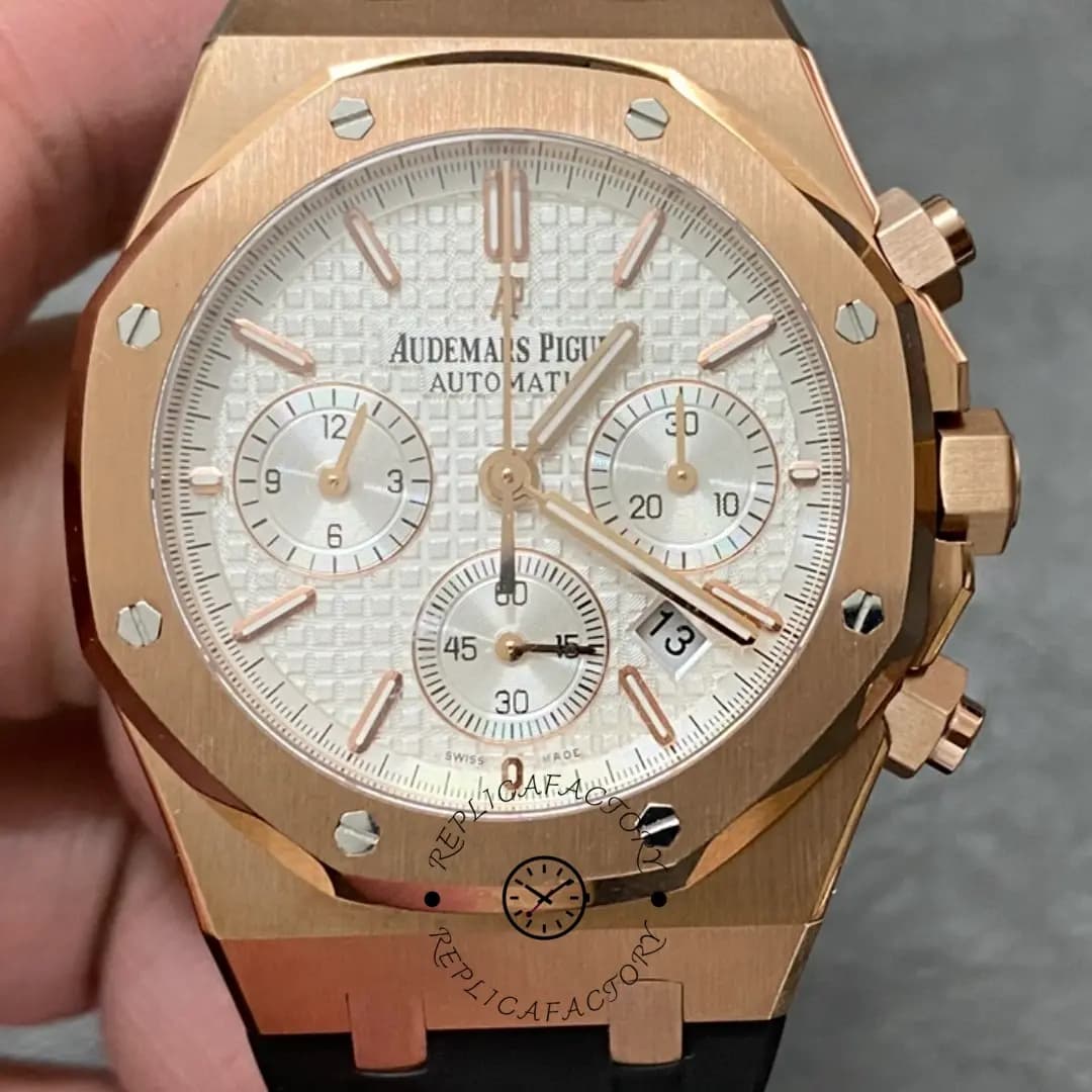 AP Royal Oak Chronograph 41 Black Rubber Strap 26320OR.OO.D088CR.01 Replica — view 1