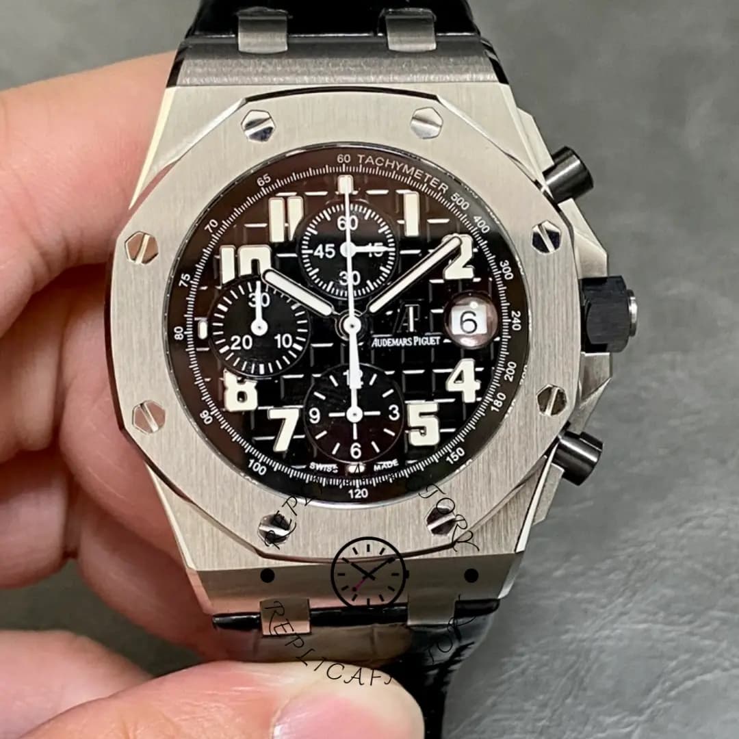 AP 26170ST.OO.D101CR.03 Royal Oak Offshore Chronograph 42MM Replica Black Dial — view 1